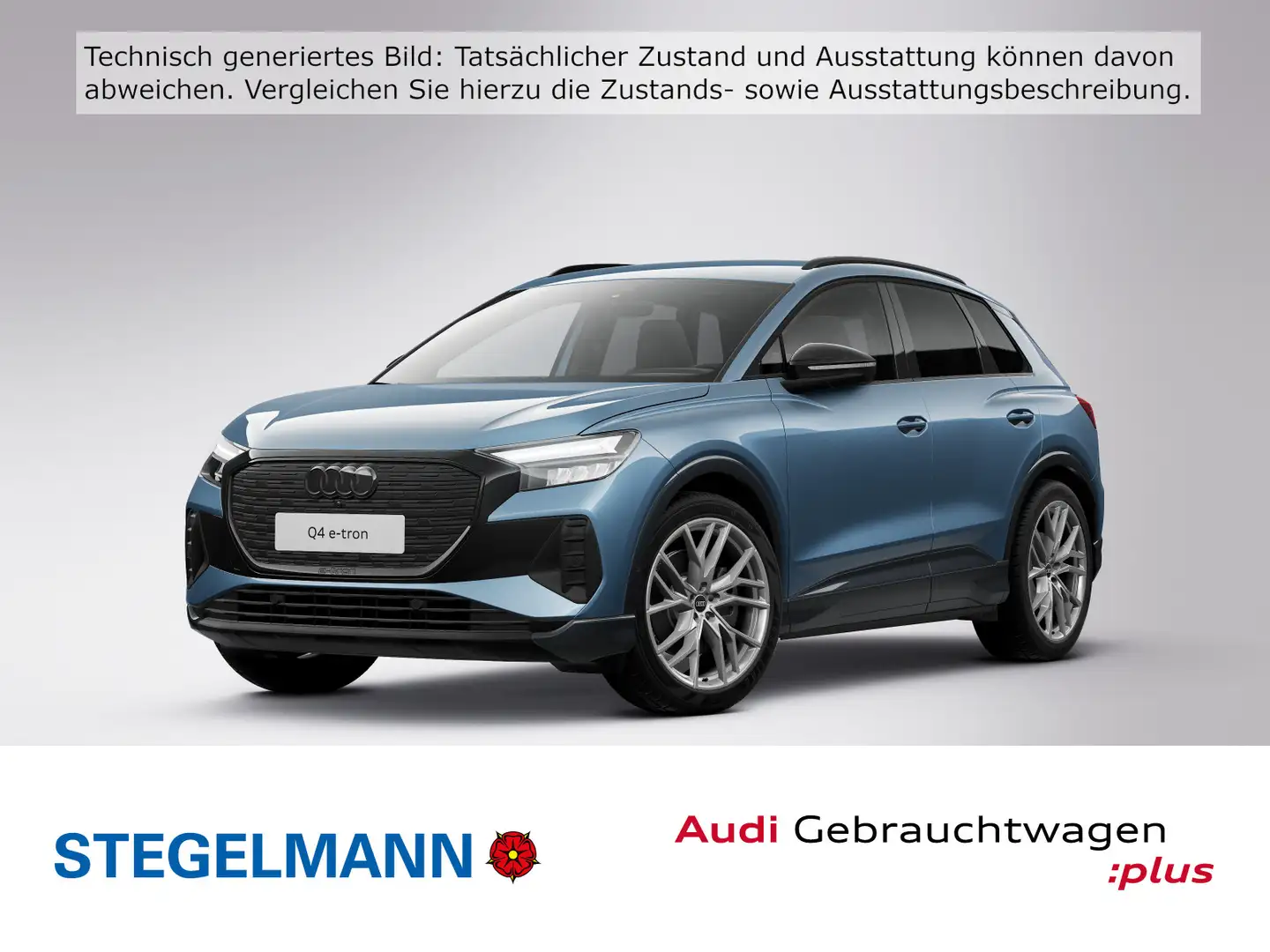 Audi Q4 e-tron Q4 45 e-tron S-Line Blau - 1