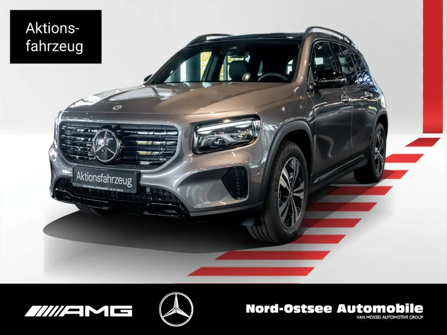 Mercedes-Benz GLB 200 PROGRESSIVE NIGHT PANO AHK MULTIBEAM Gris - 1