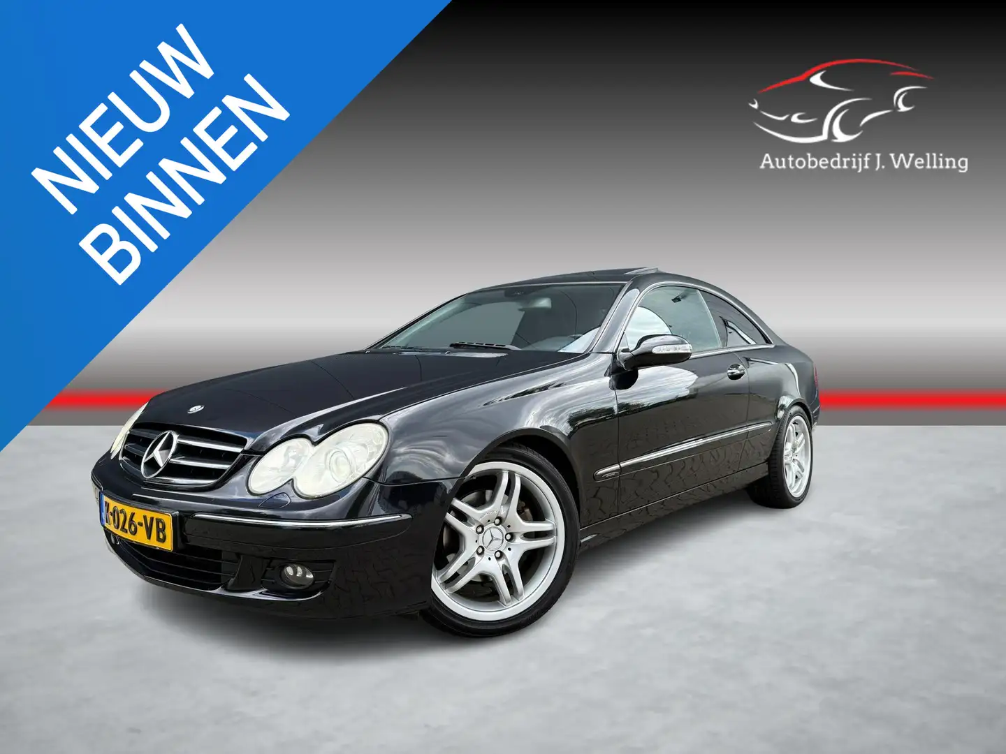 Mercedes-Benz CLK 350 Coupé schuifdak / leder / memory / UNIEK Black - 1