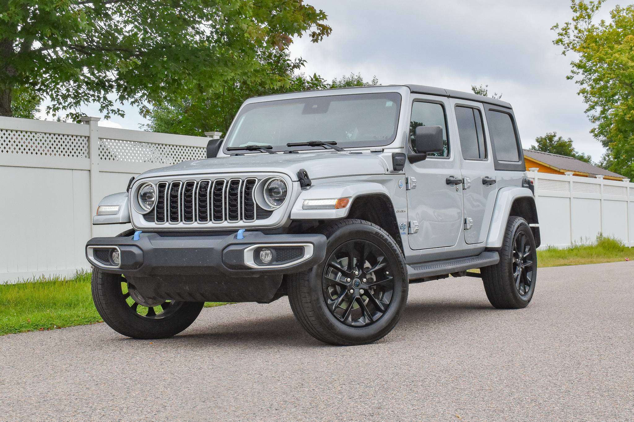 Silver 2024 Jeep Wrangler 4xe SUV / Crossover Four-Wheel Drive Automatic