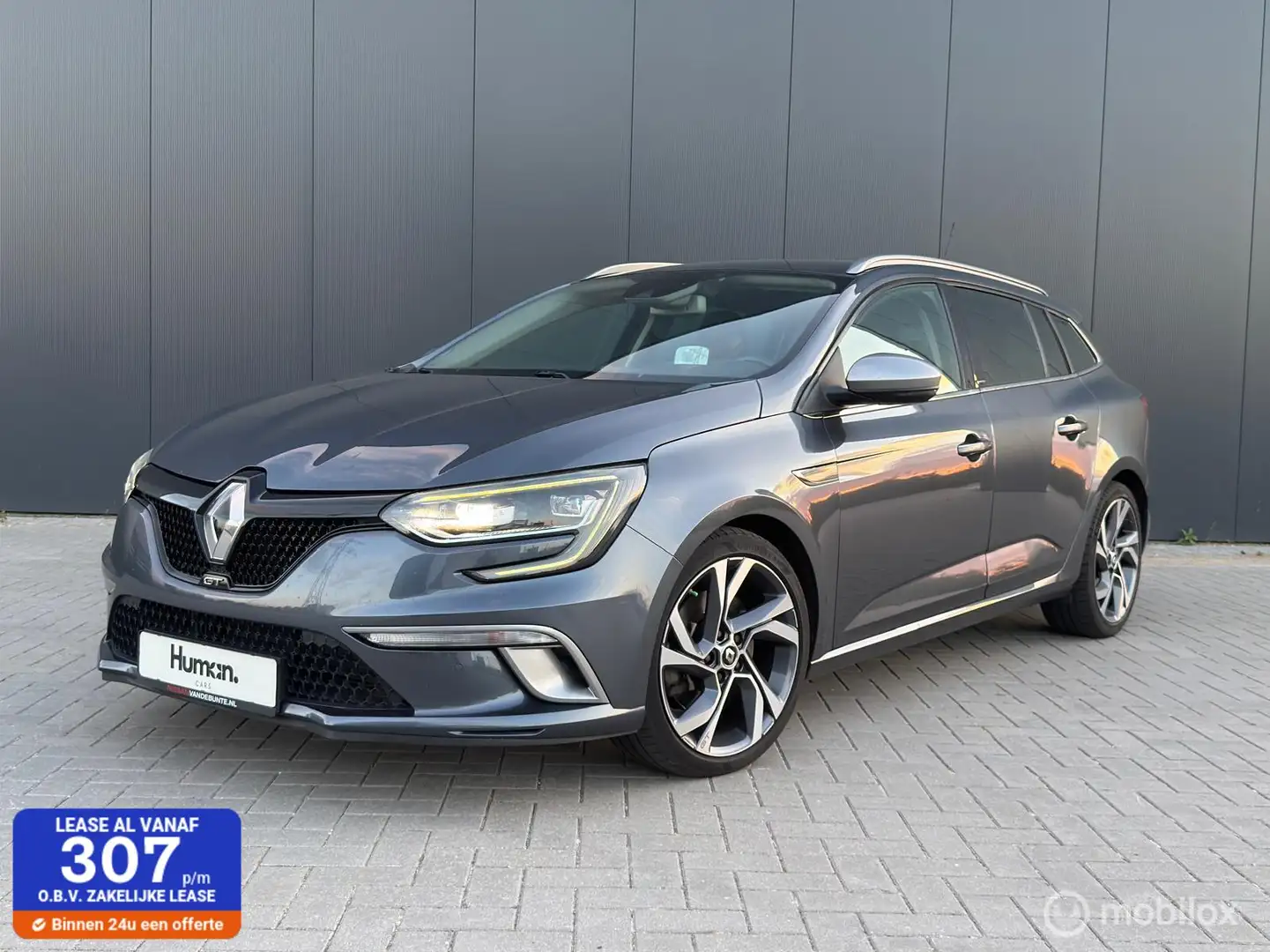 Renault Megane Estate 1.6 TCe GT 205 pk sport uitvoering Grijs - 1