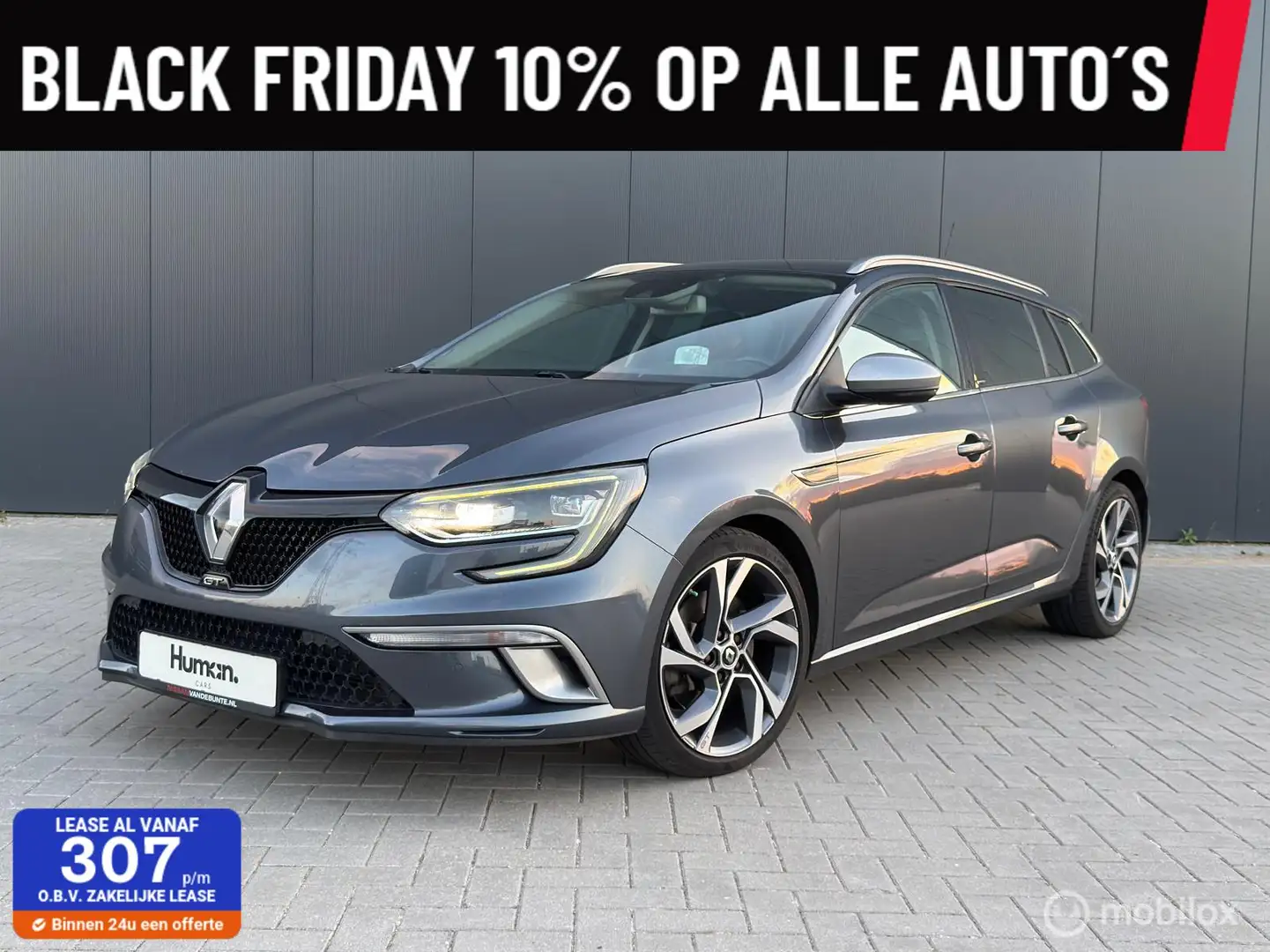 Renault Megane Estate 1.6 TCe GT 205 pk sport uitvoering Gris - 1