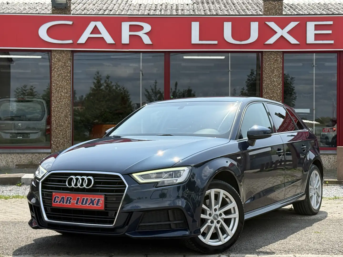 Audi A3 30TDI 115CV PACKSPORT S-LINE GRAND GPS XENON CUIR Bleu - 1