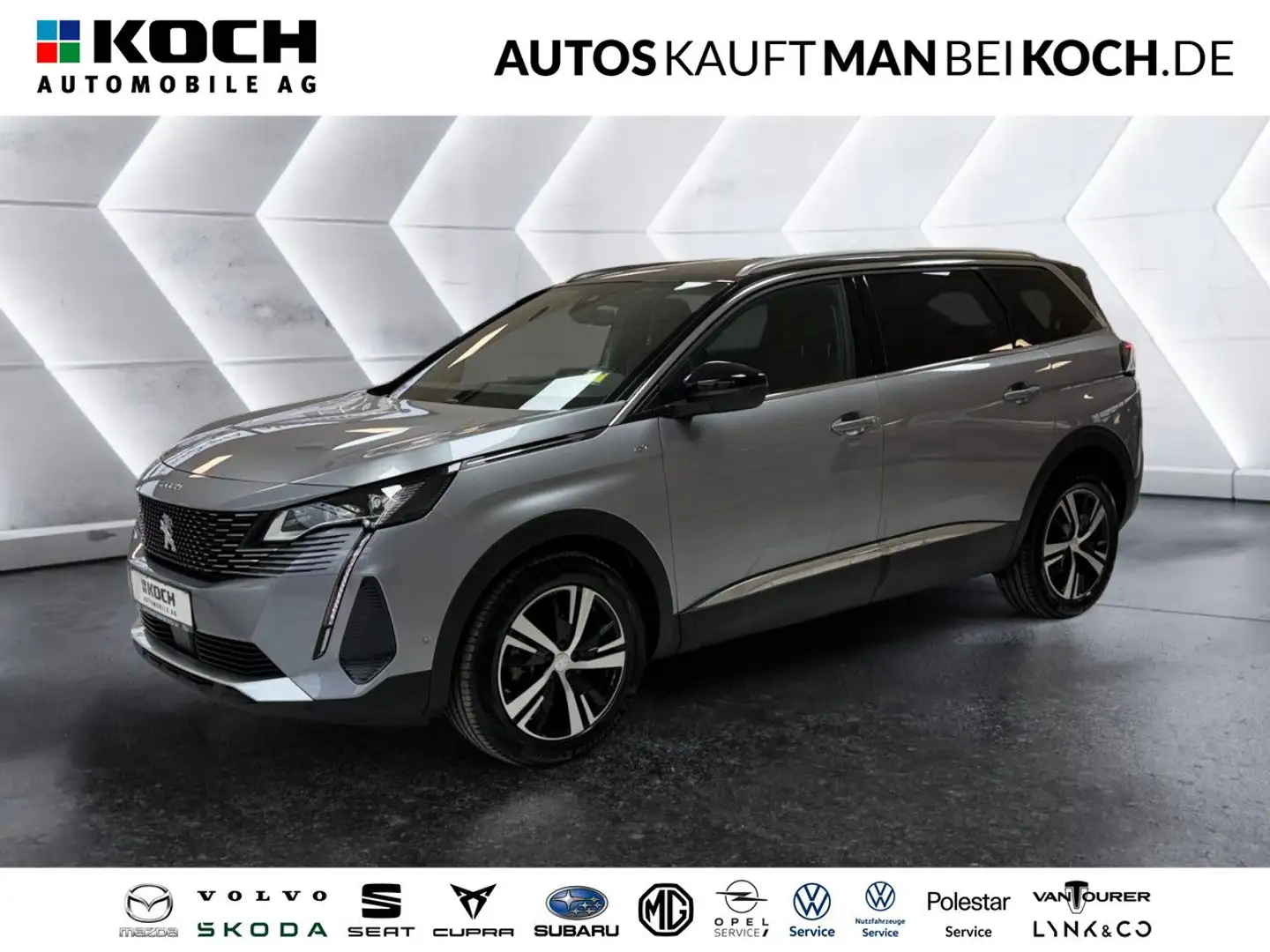 Peugeot 5008 PureTech 130 EAT8 GT (E-KLAPPE ACC RFK) Grigio - 1