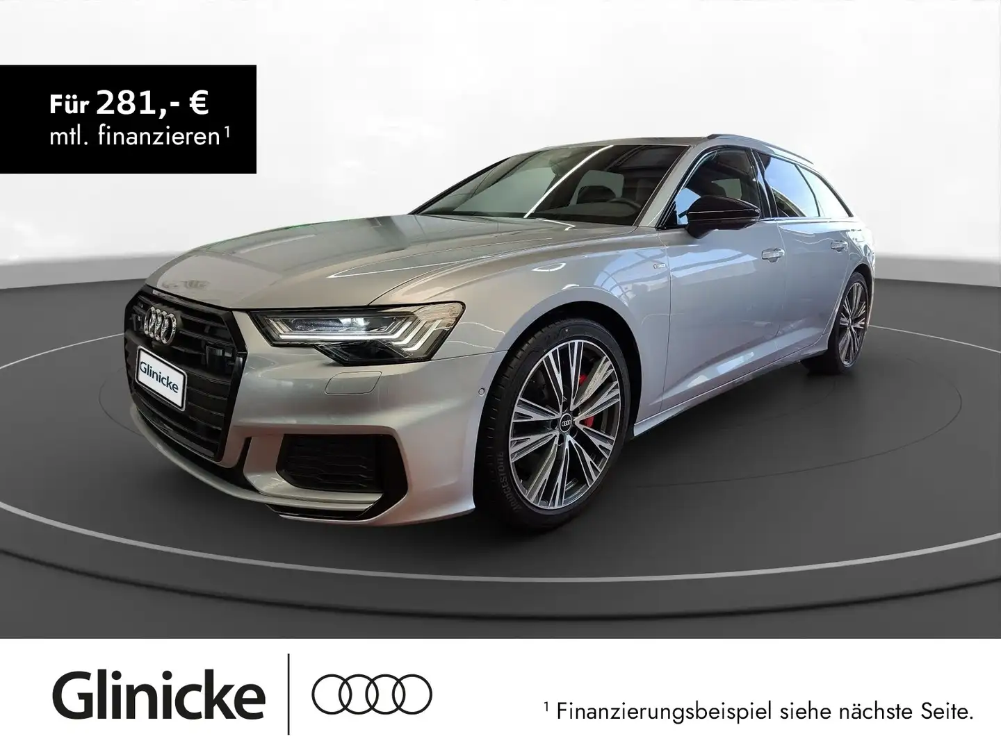 Audi A6 55 TFSI e quattro sport S line Matrix 2 Silber - 1