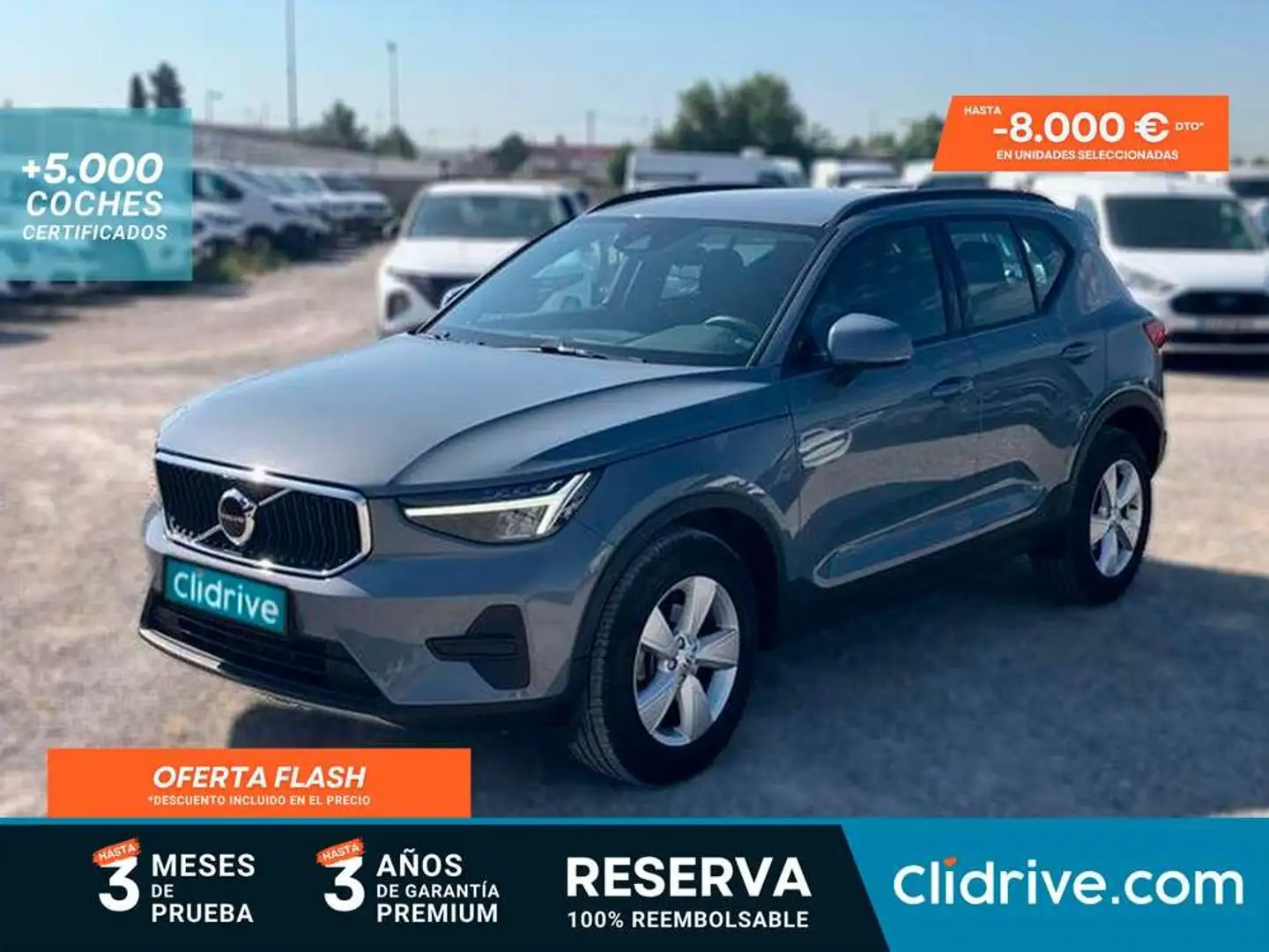 Volvo XC40 T2 Essential Gris - 1