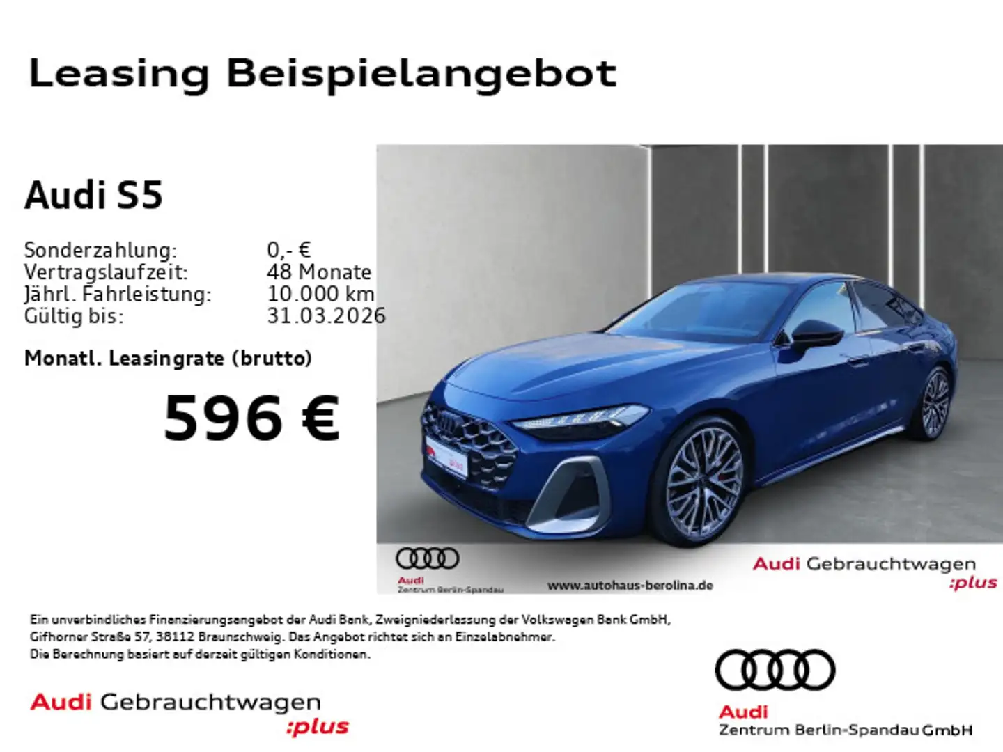 Audi Sonstige S5 Lim. edition one *MATRIX*PANO*B&O*HuD*360°* Blau - 1