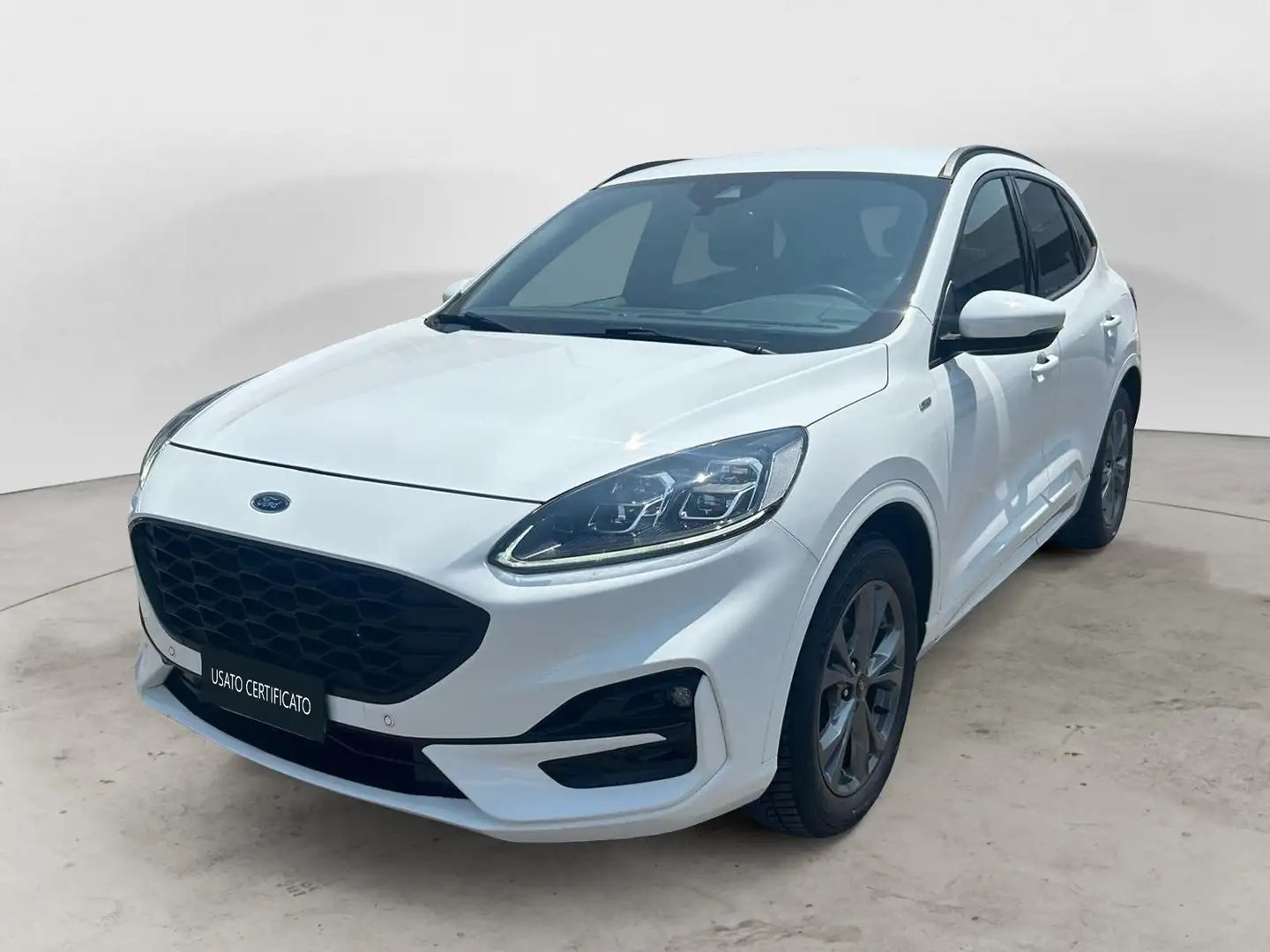 Ford Kuga 1.5 EcoBlue 120 CV 2WD Automatica NAVI LED ST-Lin Bianco - 1