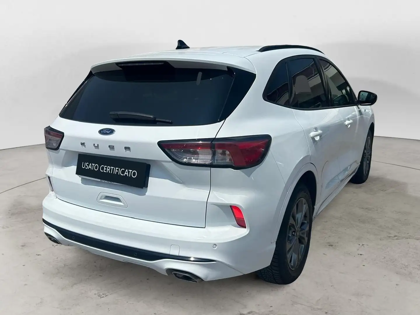 Ford Kuga 1.5 EcoBlue 120 CV 2WD Automatica NAVI LED ST-Lin Bianco - 2