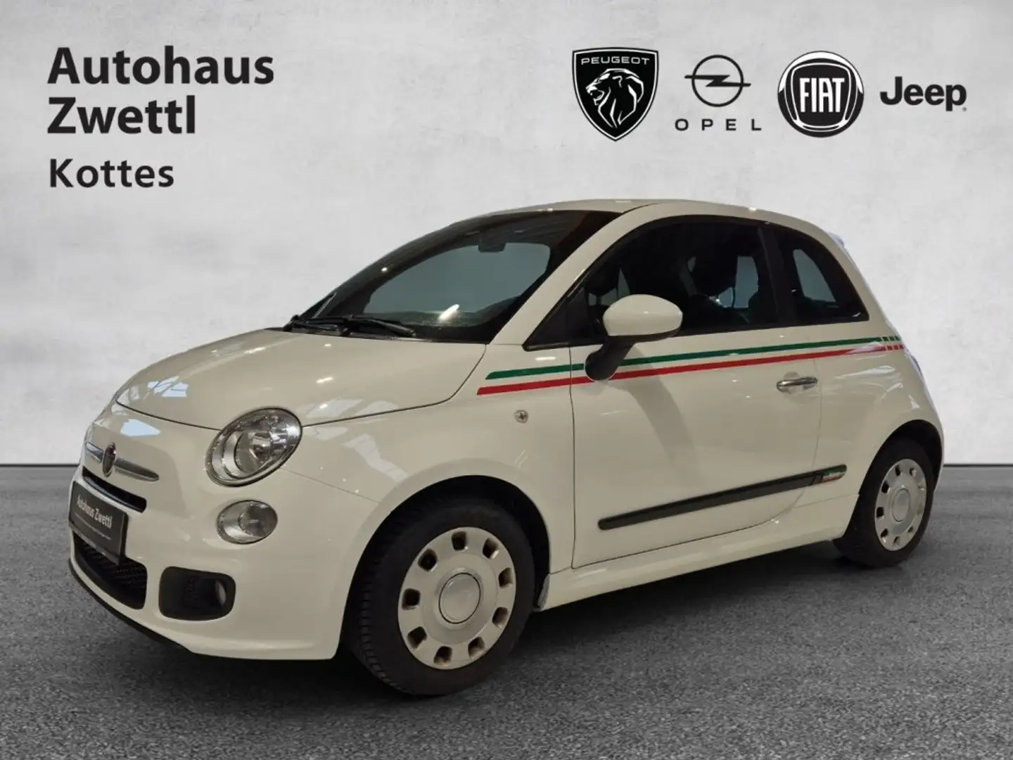 Fiat 500 TwinAir Turbo 105 500S Wit - 1