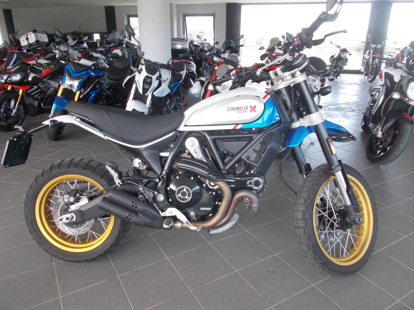 Ducati Scrambler 800 DESERT SLED 2021 Blu/Azzurro - 2