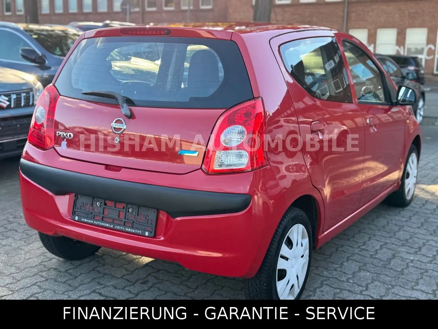 Nissan Pixo 1,0 Acenta/KLIMA/EFH/GANZJAHRESREIFEN Rot - 2