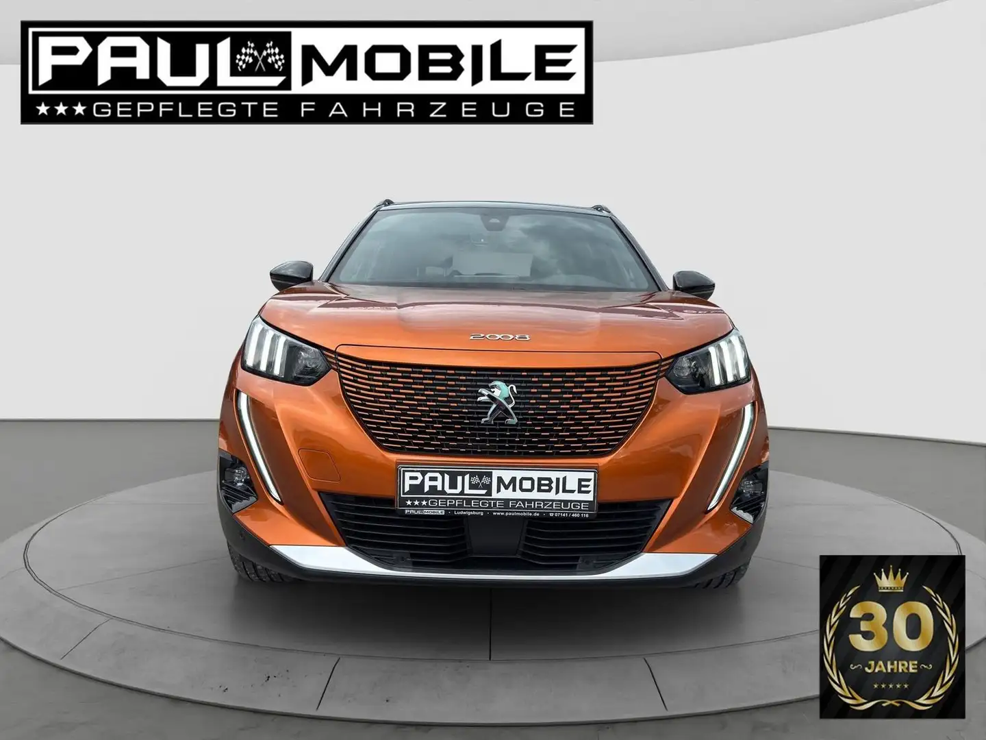 Peugeot 2008 e- GT Navi LED Panorama Parkassist R-Cam Naranja - 2