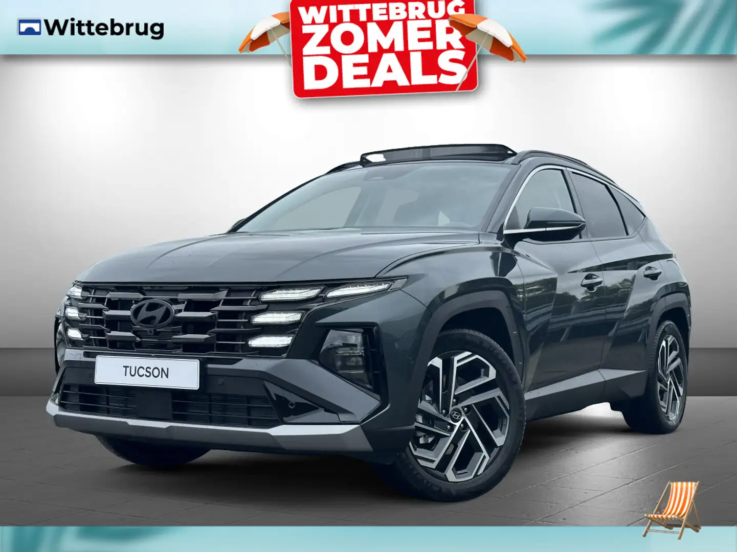Hyundai TUCSON 1.6 T-GDI PHEV Premium Sky FACELIFT Plug-In Hybrid Groen - 1