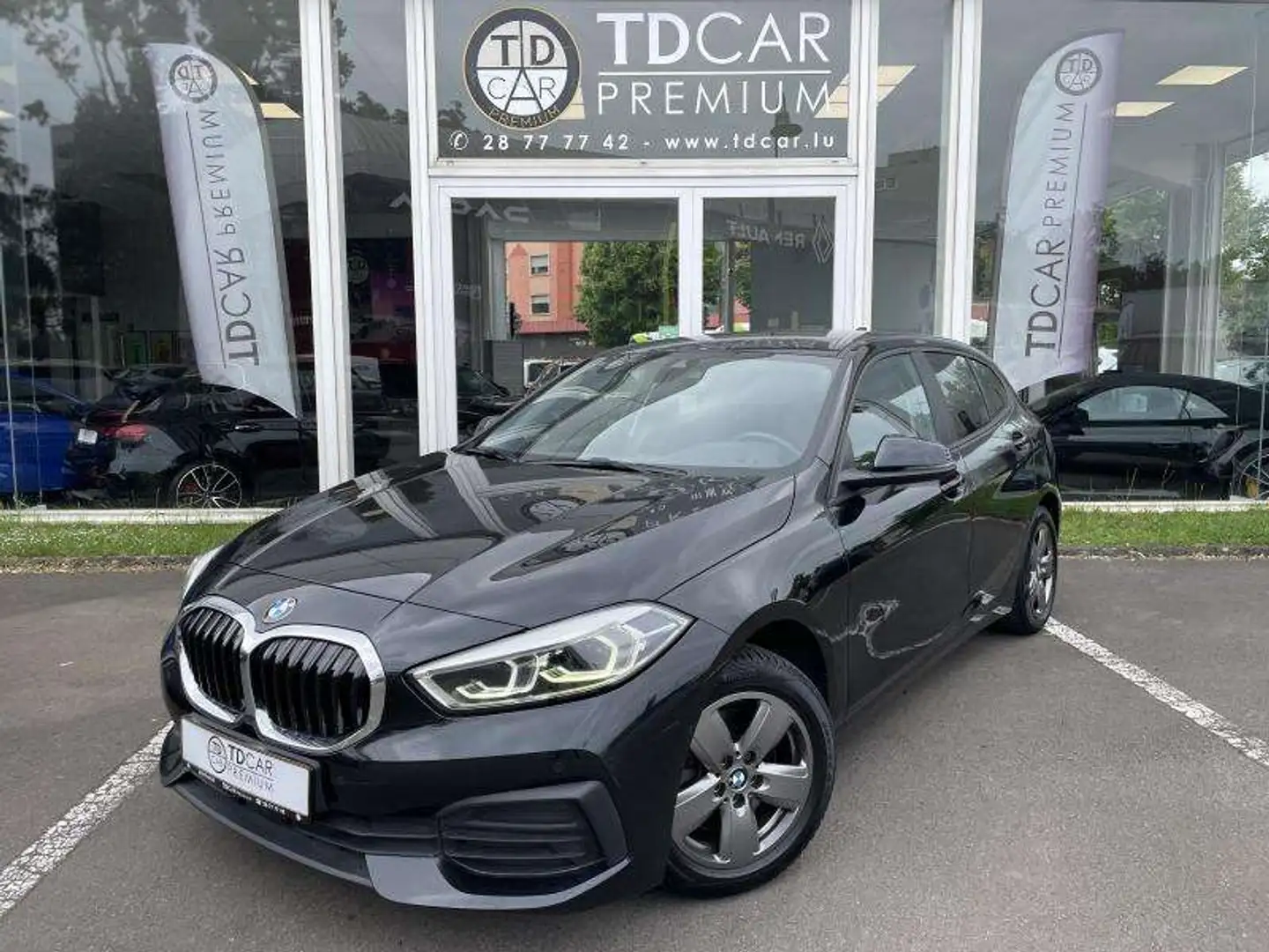 BMW 118 D Advantage Noir - 1