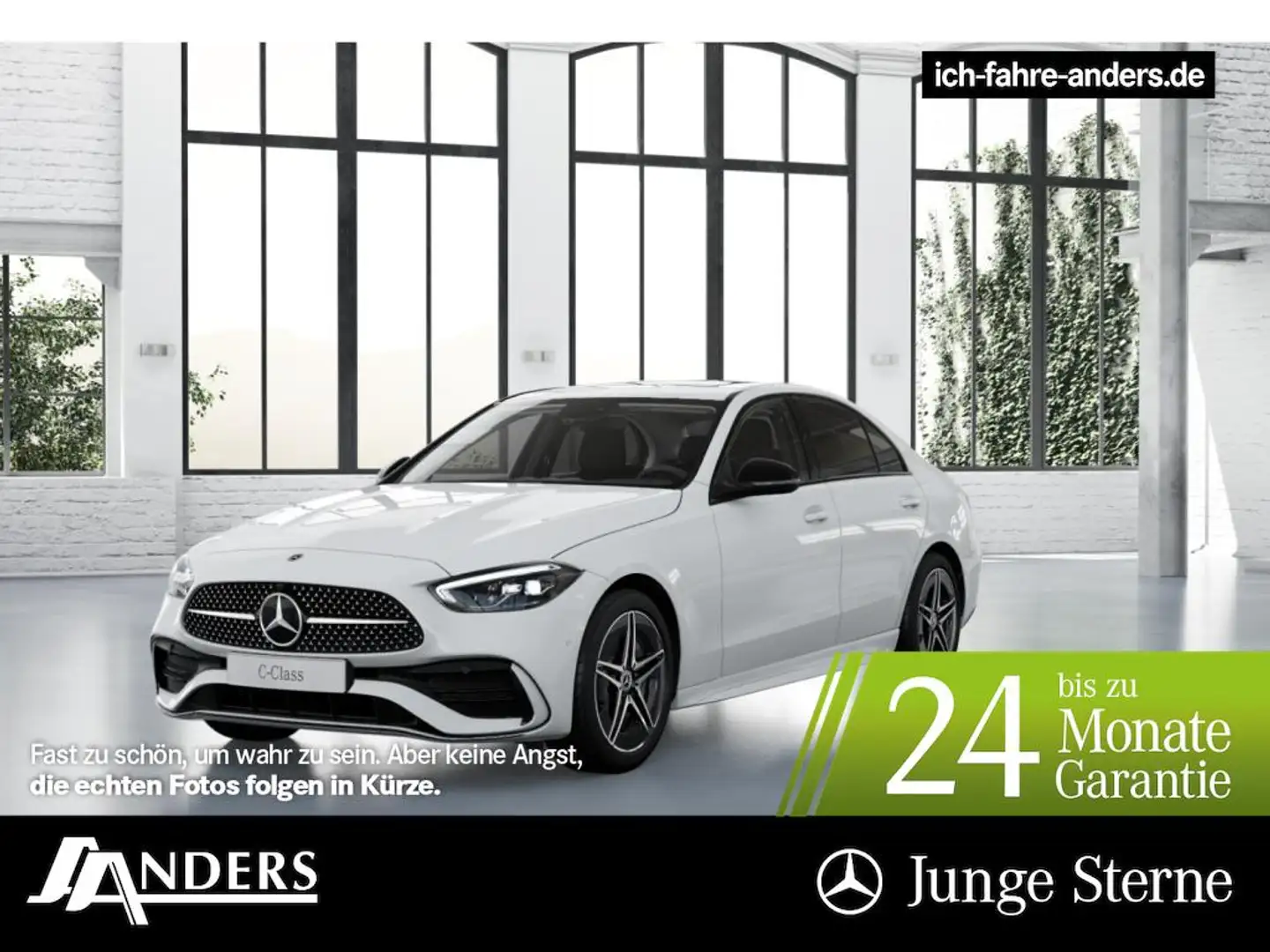 Mercedes-Benz C 180 AMG+MBUX+Night+SHZ+LED+Kam+Apple+Ambiente Weiß - 1
