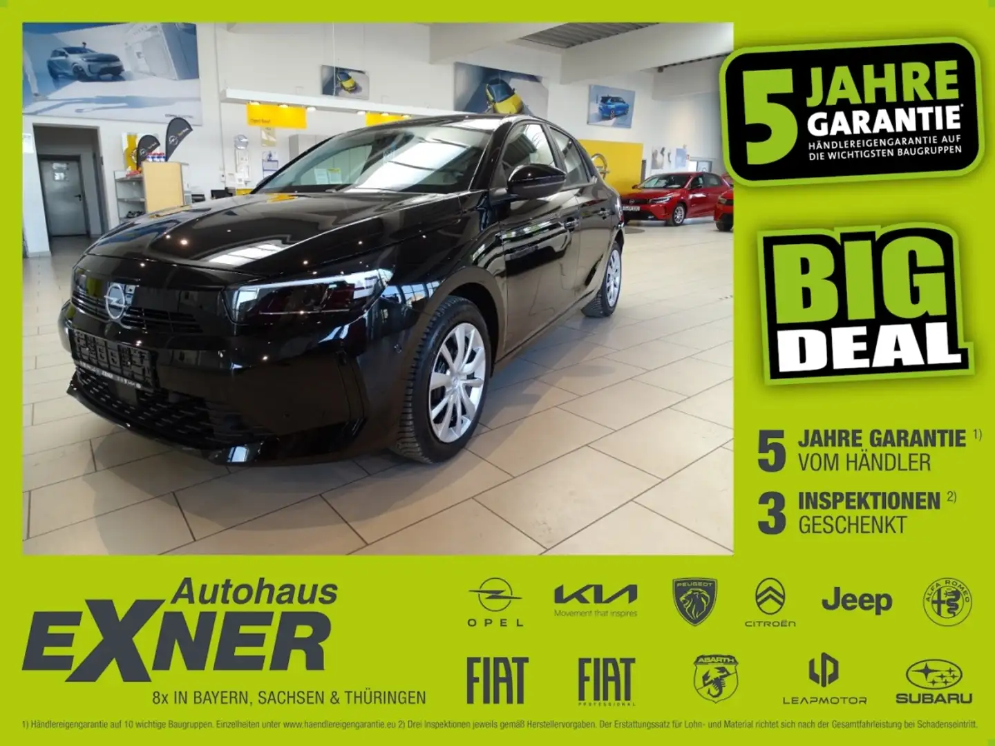 Opel Corsa F 1.2 Klimaanlage, LED, Sitzheizung Schwarz - 1