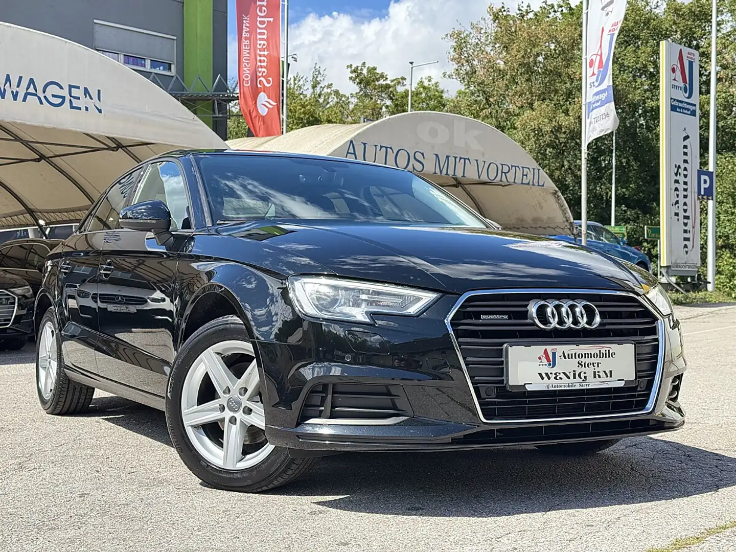 Audi A3 2,0 TDI quattro+Navi+Xenon+Parksensor vorne & h... Schwarz - 1