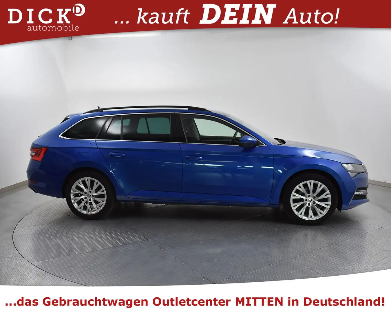 Skoda Superb Com Hyb 1.4 TSI Ambit NAVI+LED+SHZ+PDC+18 Blau - 2
