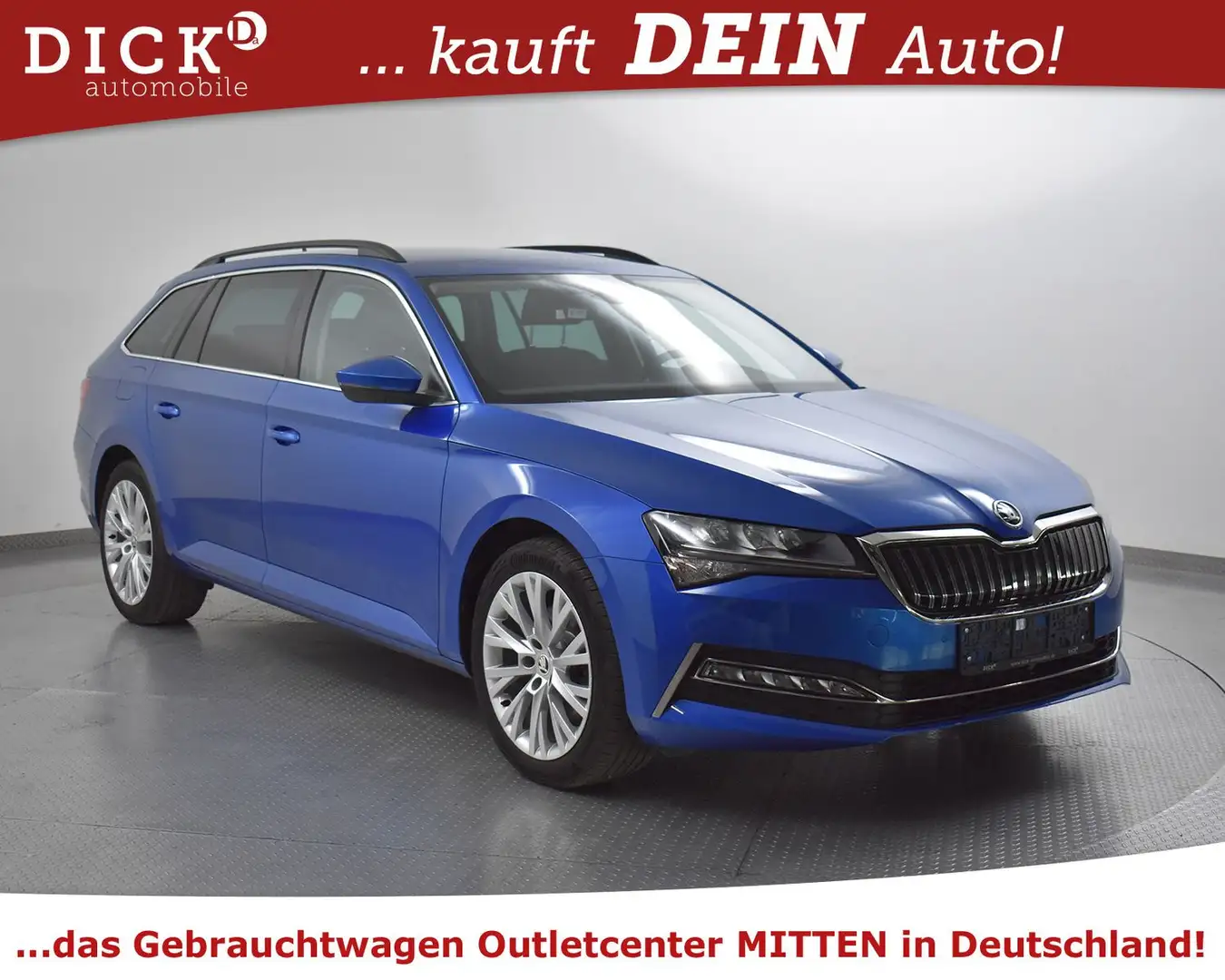 Skoda Superb Com Hyb 1.4 TSI Ambit NAVI+LED+SHZ+PDC+18 Blau - 1