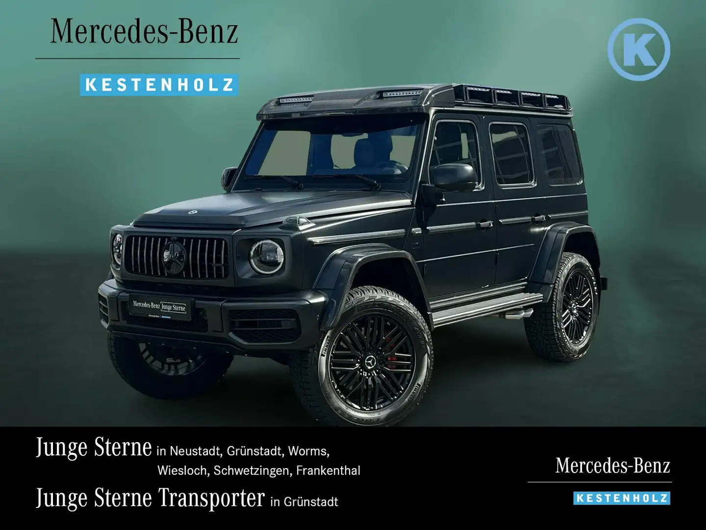 Mercedes-Benz G 63 AMG G 63 4x4² AMG MAGNO+NIGHT1&2+SCHIEBEDACH+BURM+TV Noir - 1