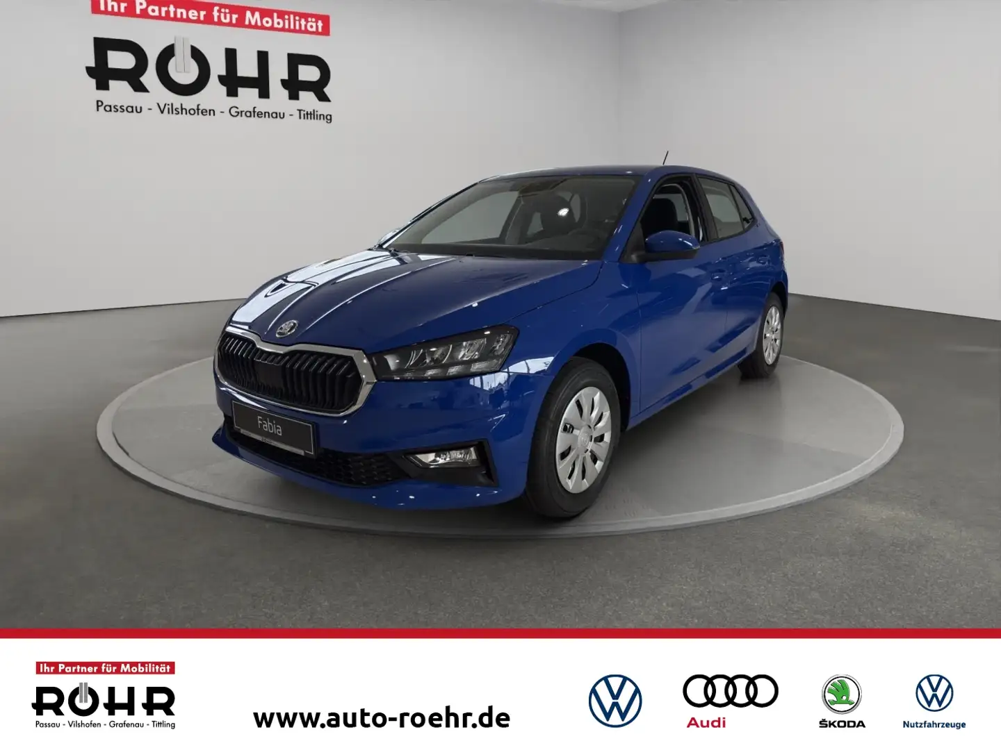 Skoda Fabia Essence (LED.LaneAssist.DAB.Sitzheizung) 1.0 TSI N Bleu - 1