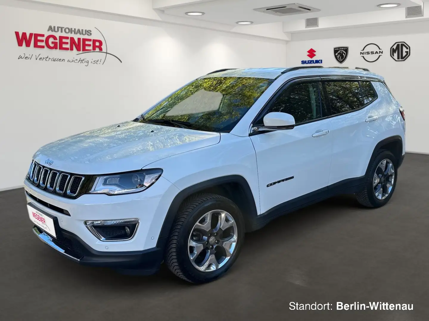 Jeep Compass COMPASS LIMITED 1.4 AT 4x4 XENON NAVI KAM SHZ Weiß - 1