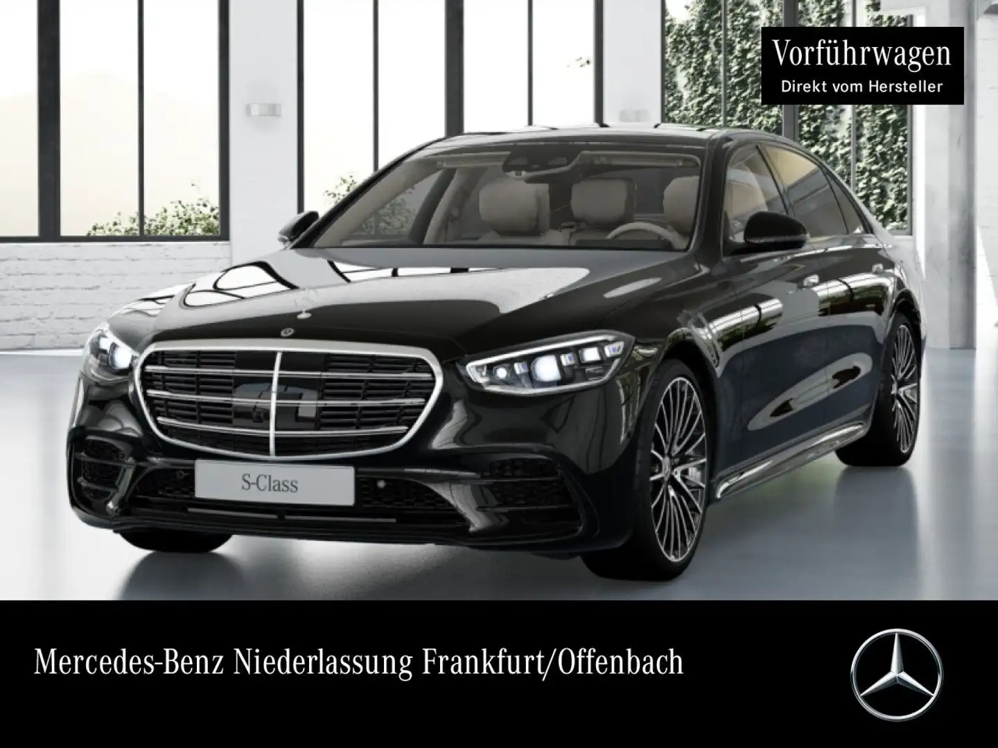 Mercedes-Benz S 450 d L 4M AMG+NIGHT+PANO+360+DIGITAL-L+STHZG Zwart - 1