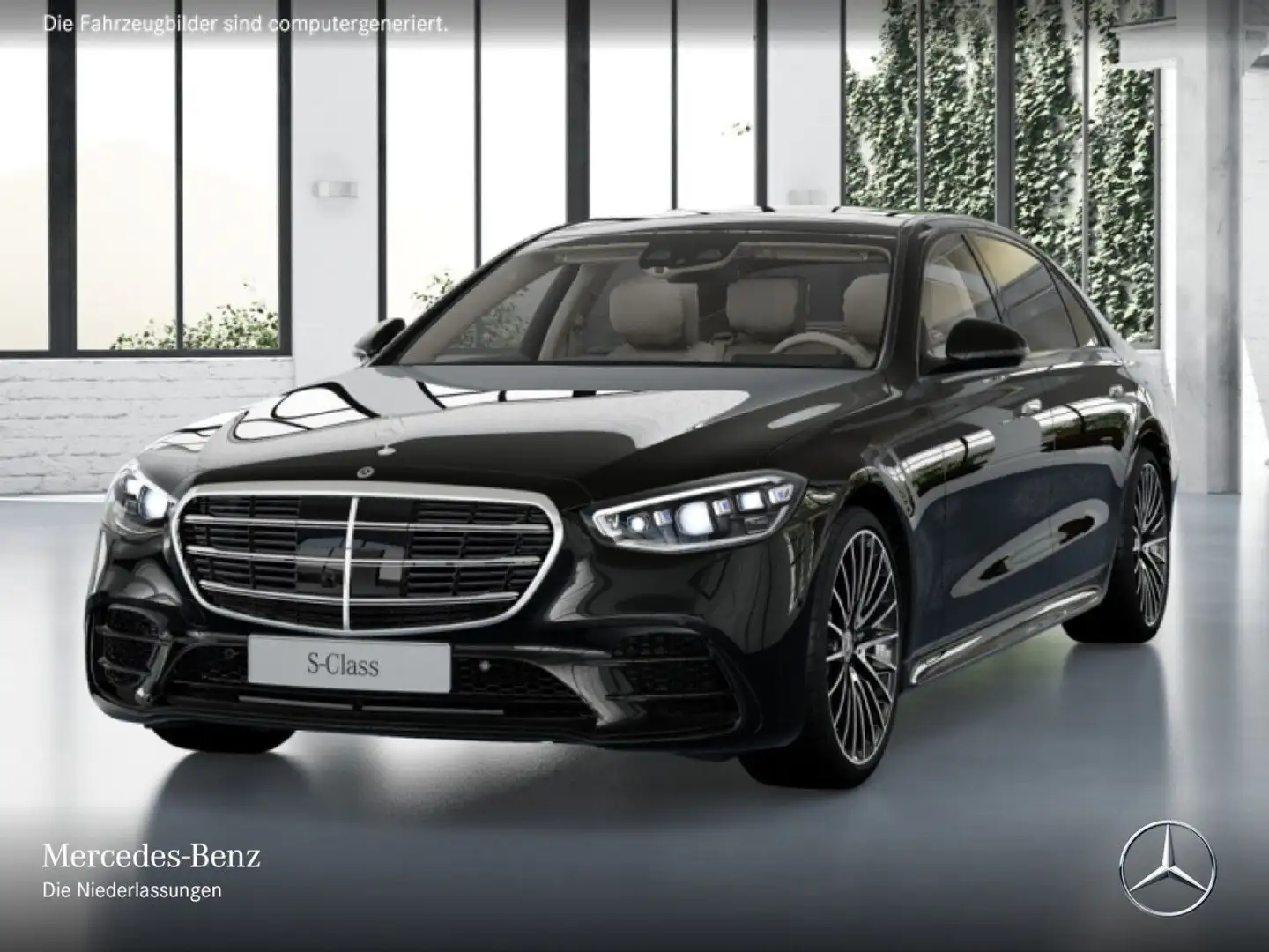 Mercedes-Benz S 450 d L 4M AMG+NIGHT+PANO+360+DIGITAL-L+STHZG Zwart - 2