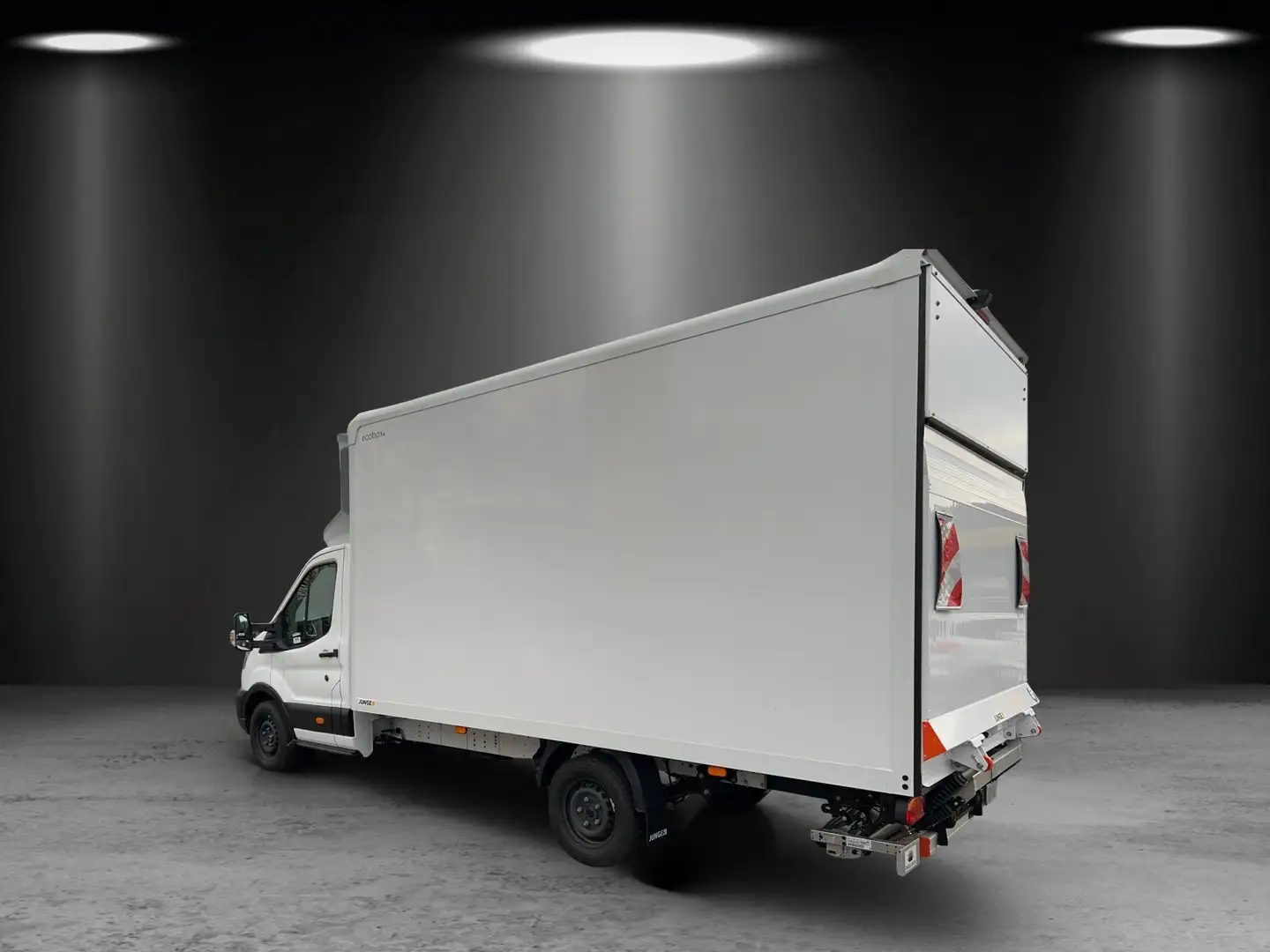 Ford Transit L4 Einzelkabine Koffer GJR Ladebordwand Wit - 2