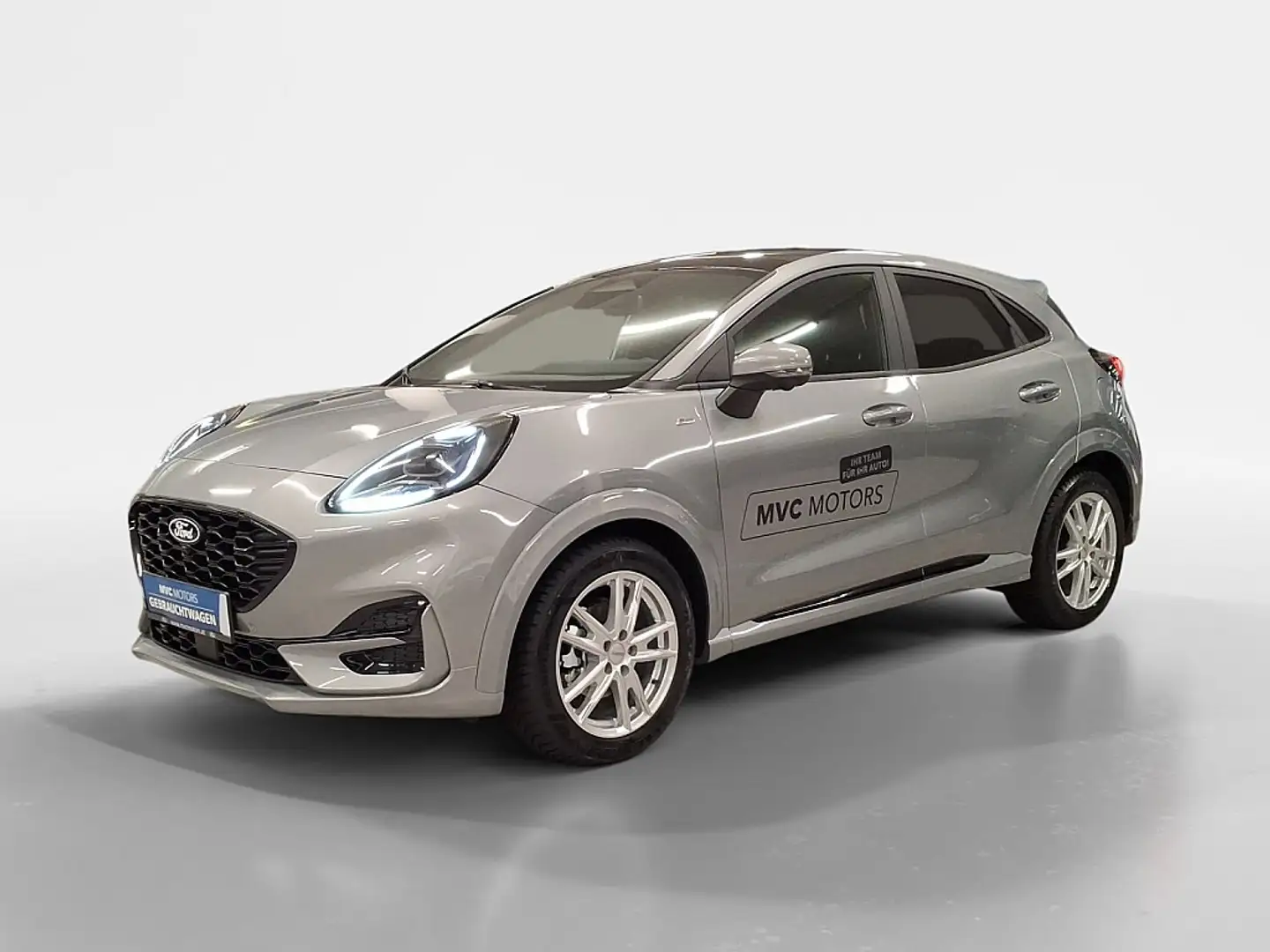 Ford Puma 1.0 l EcoB. Hybrid 92kW ST-Line X Auto Silber - 2