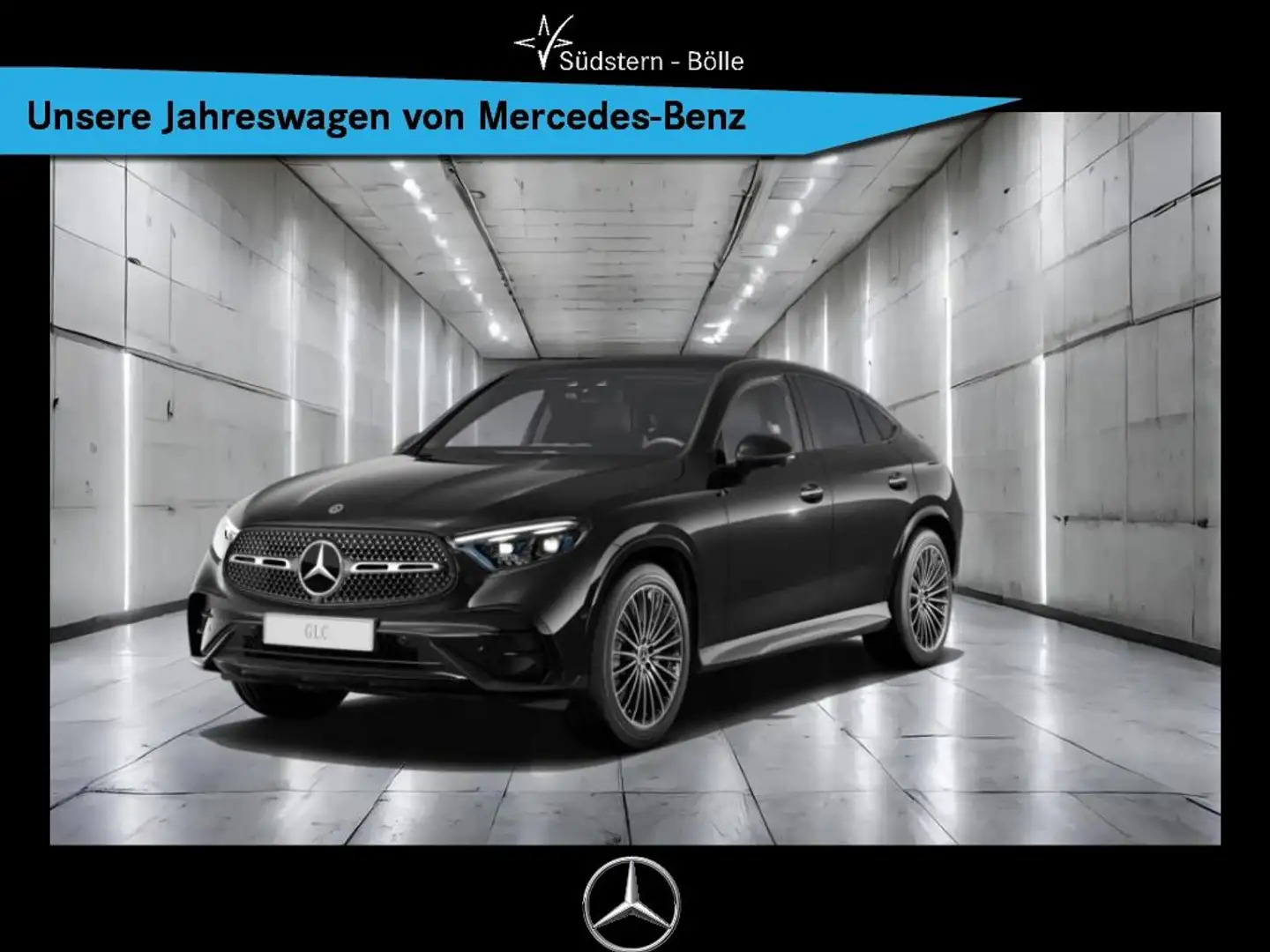 Mercedes-Benz GLC 300 d 4M Coupe +AMG+DISTRO+SHZ+MEMORY+NAVI Noir - 1