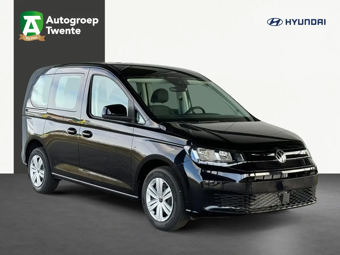 Volkswagen Caddy 1.4 TSI 5-zits AUTOMAAT | Stoelverwarming | Cruise Zwart - 1