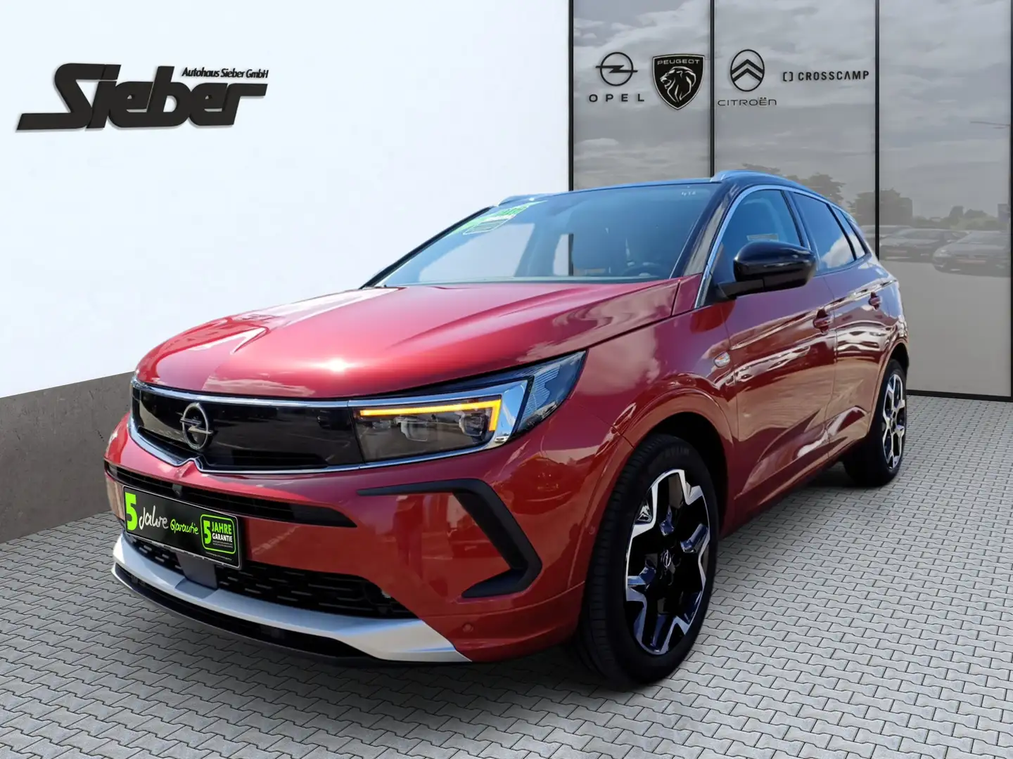 Opel Grandland 1.5 D Ultimate 360°Kam*AHK*LED*NAVI*SHZ Rot - 2