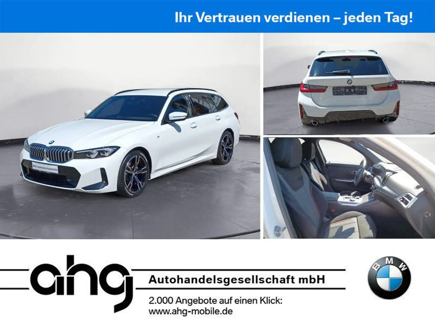 BMW 318 i Touring *MSport*Navi*Kamera*HiFi*LED*PDC*SH Weiß - 1