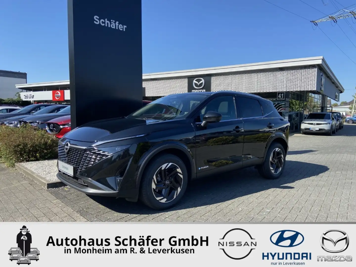 Nissan Qashqai N-CONNECTA 1.5 VC-T e-POWER 190PS Winter-P Kom-P P Schwarz - 1
