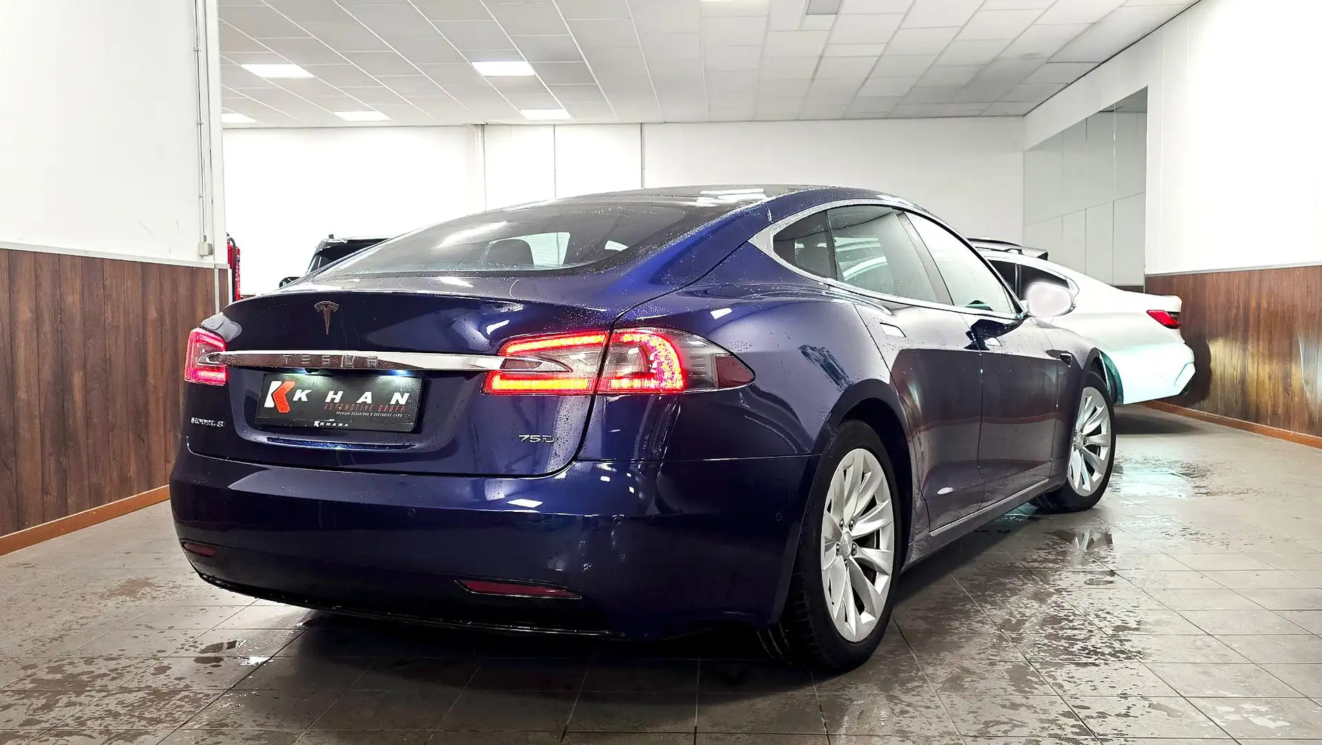Tesla Model S 75D 333pk 4-wheel INCL BTW|490KM RADIUS|AUTOPILOT Bleu - 2