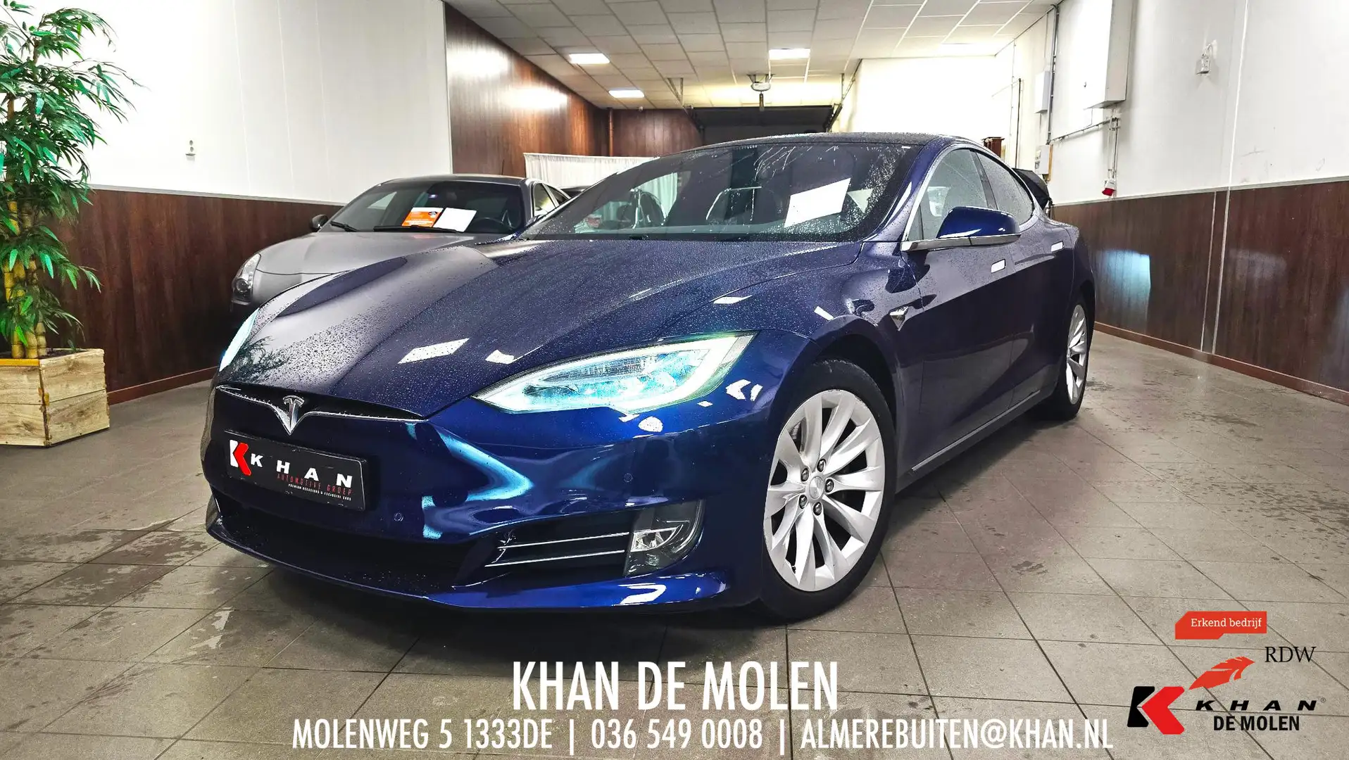 Tesla Model S 75D 333pk 4-wheel INCL BTW|490KM RADIUS|AUTOPILOT Blau - 1