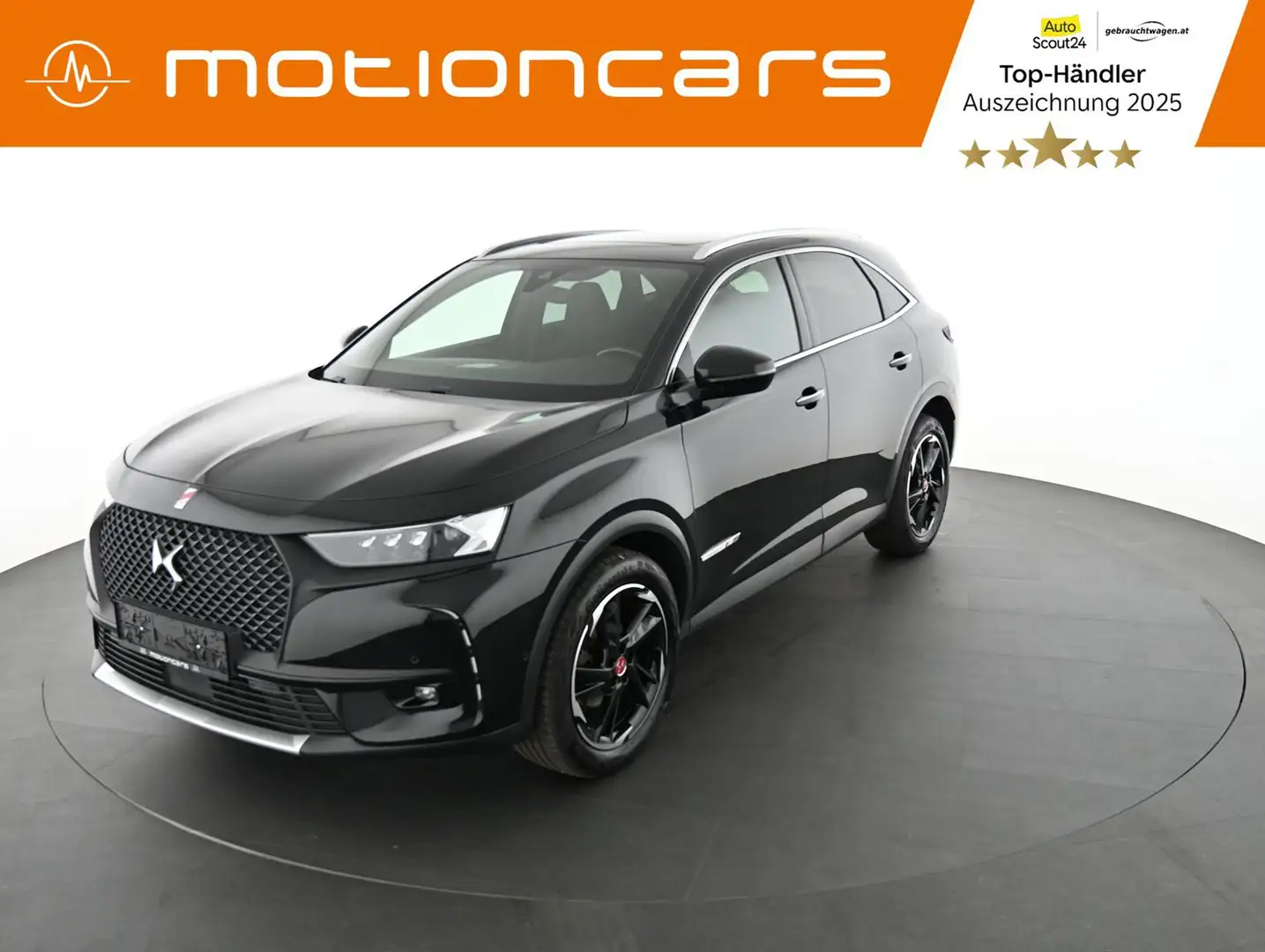 DS Automobiles DS 7 Crossback 2.0 BlueHDi 180 HK EAT8 Performance Line Pickerl Schwarz - 1