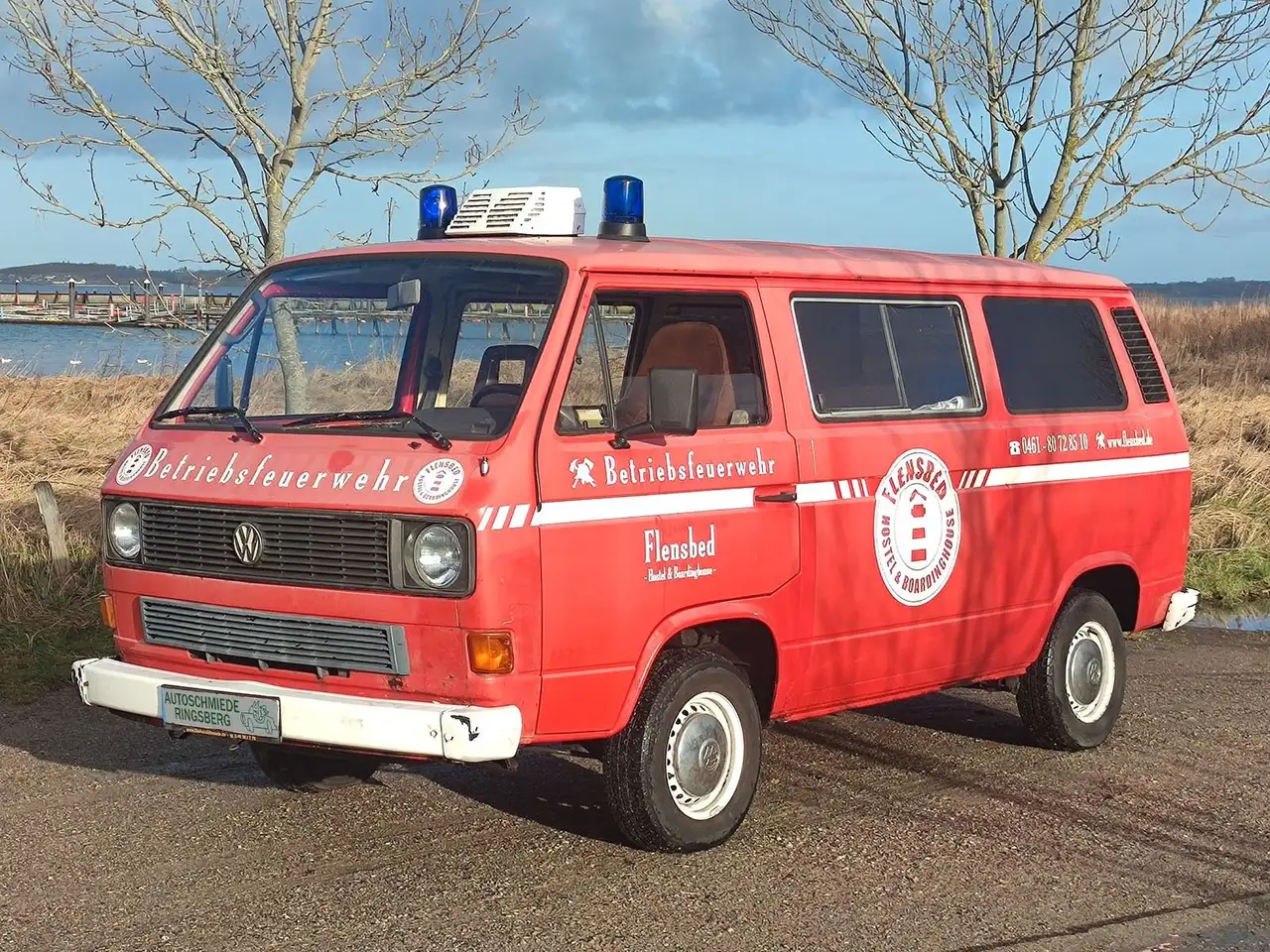 Volkswagen T3 Feuerwehrwagen mit H Kennzeichen, foto 1