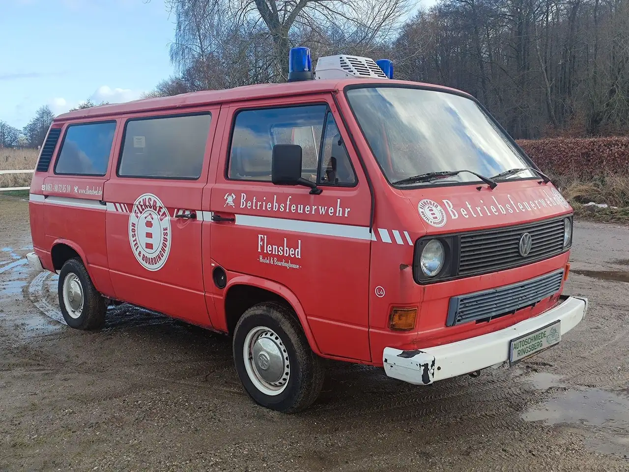 Volkswagen T3 Feuerwehrwagen mit H Kennzeichen, foto 4