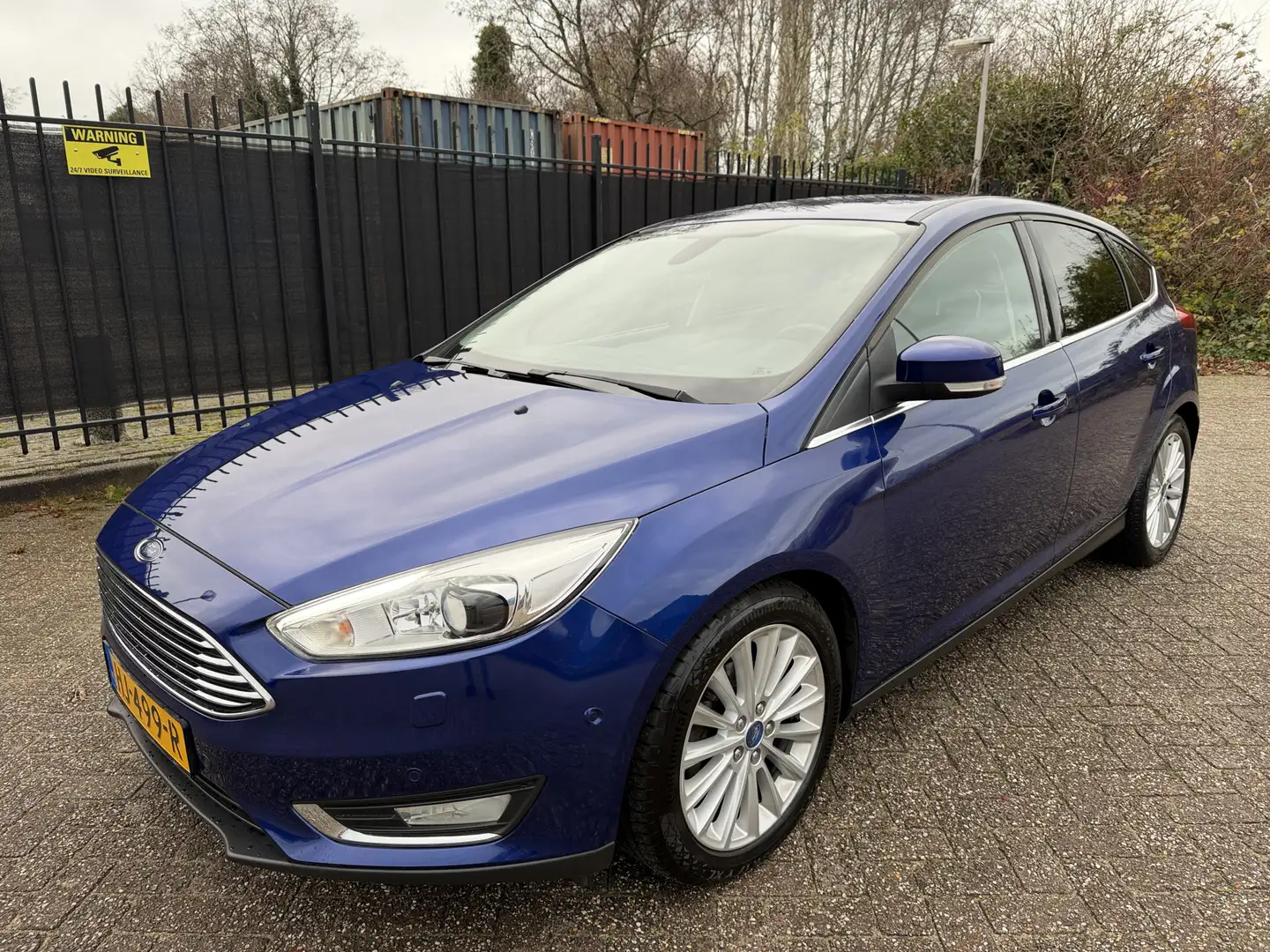 Ford Focus 1.0 125 PK Titanium Edition Clima/Cruise/Navi/Came Bleu - 1