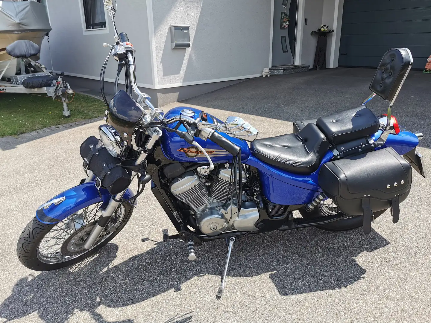 Honda Shadow 600 Vt600 Blau - 1
