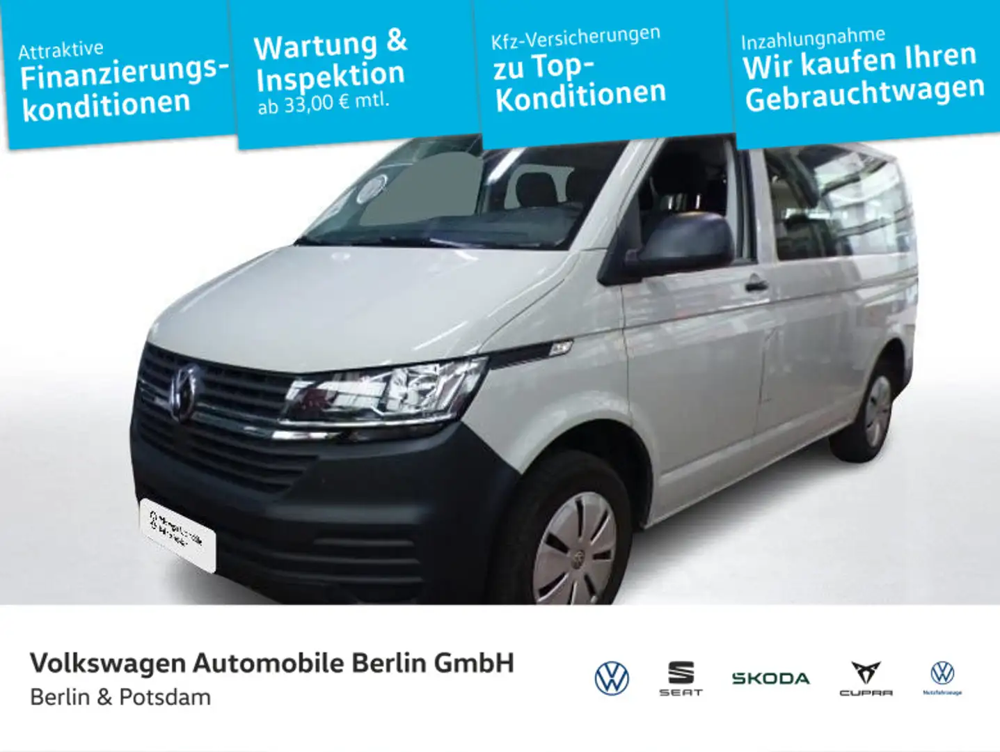 Volkswagen T6.1 Kombi 2.0 TDI EcoProfi L1H1 (EURO 6d) Grau - 1