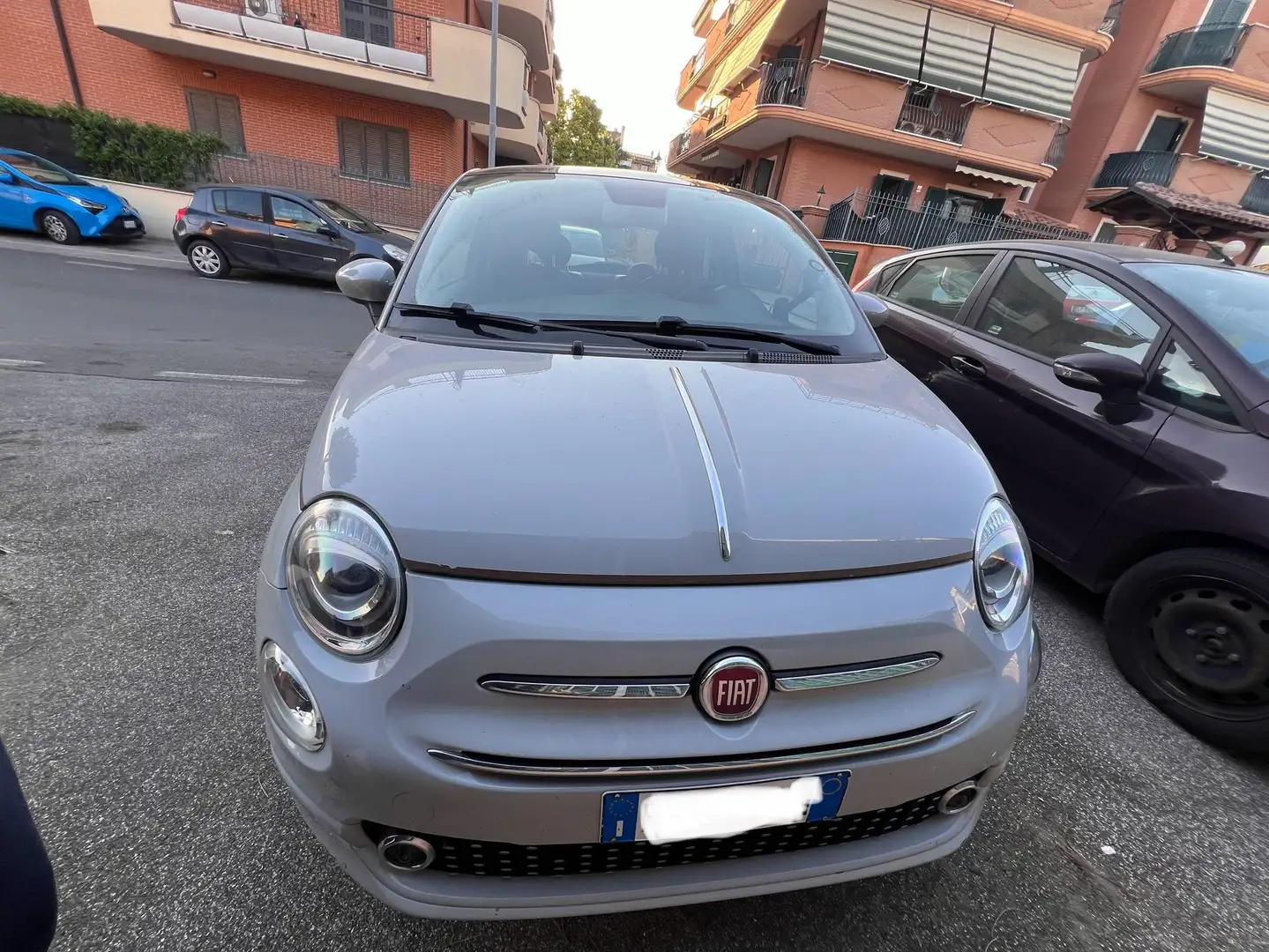 Fiat 500 500 2018 1.2 Collezione 69cv c/sensori parcheggio Grigio - 1
