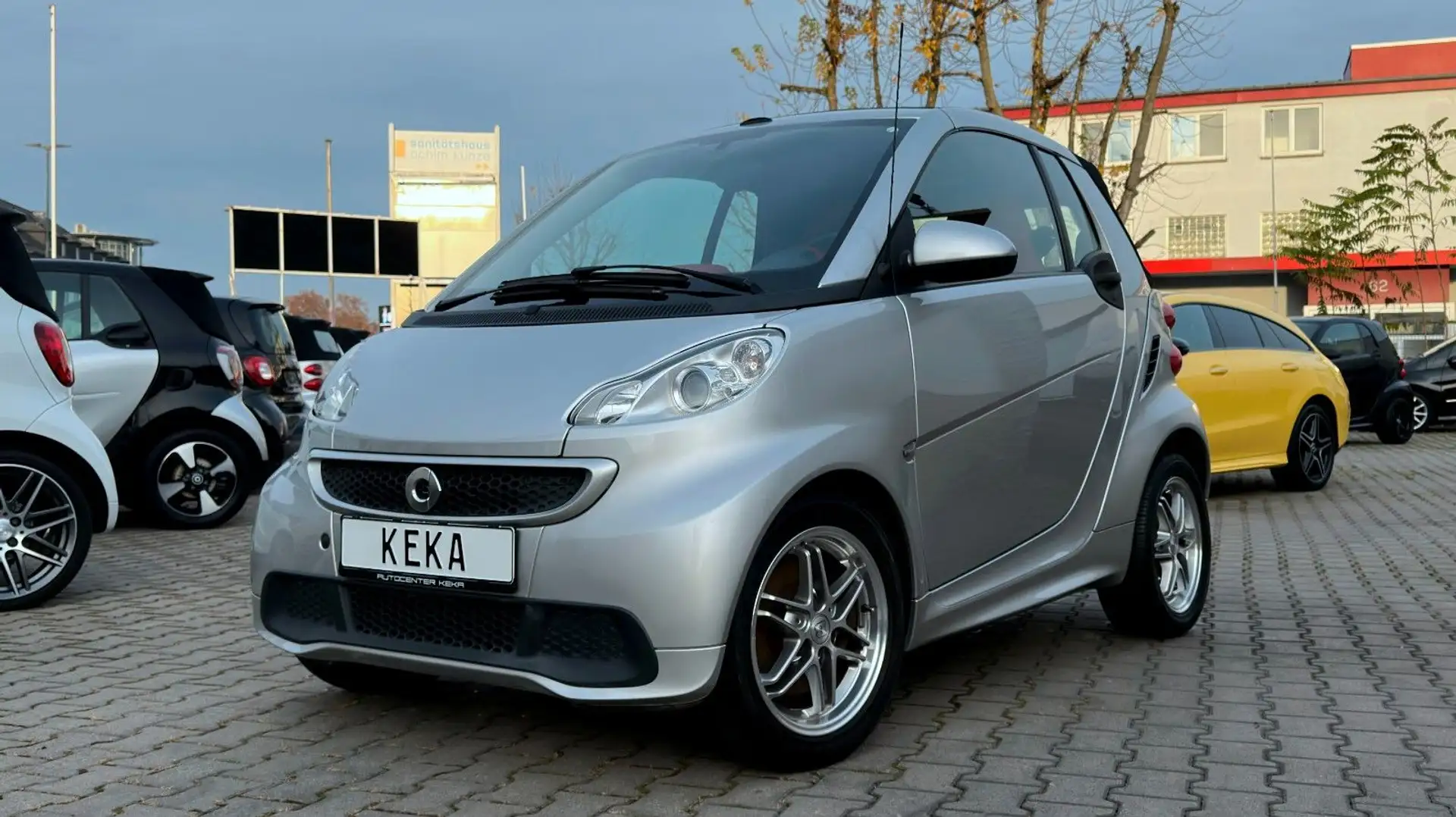 smart forTwo Cabrio TURBO SILVER EDITION! BRABUS-LMR! Silber - 1