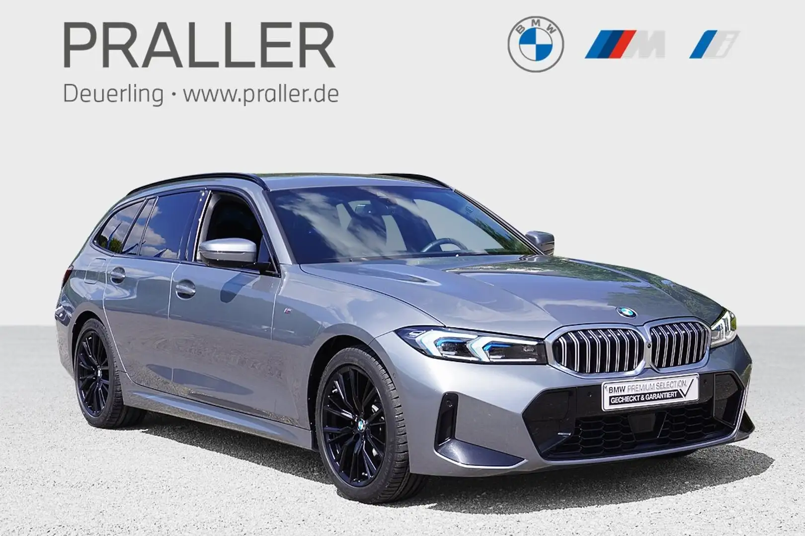 BMW 320 d Touring M Sport HeadUp AHK ACC 360Kamera HiFi Dr Grau - 2