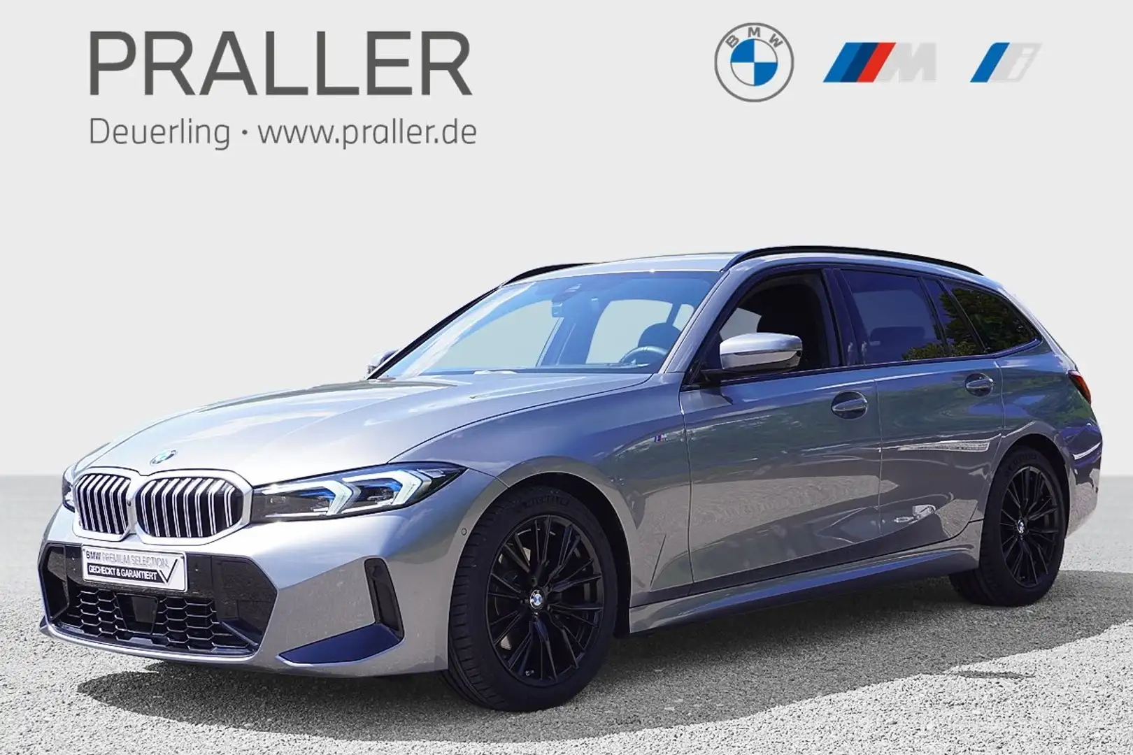 BMW 320 d Touring M Sport HeadUp AHK ACC 360Kamera HiFi Dr Grau - 1