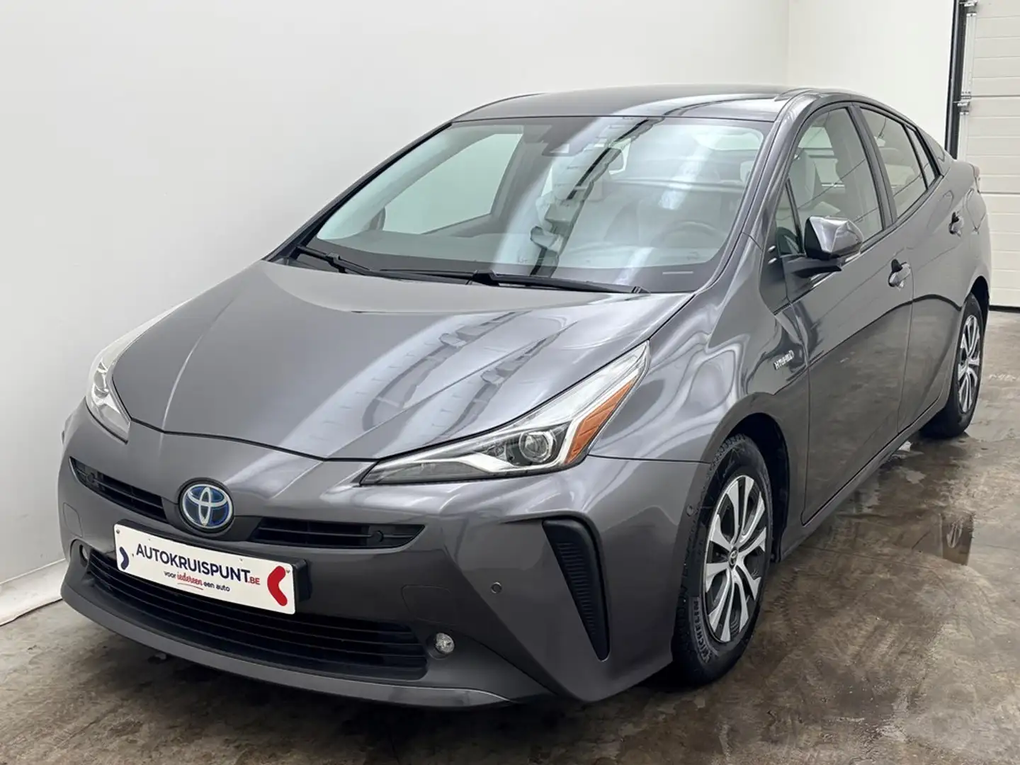 Toyota Prius 1.8I VVT-I Hybrid Leder GPS Camera Dig.Airco Verw. Gris - 1