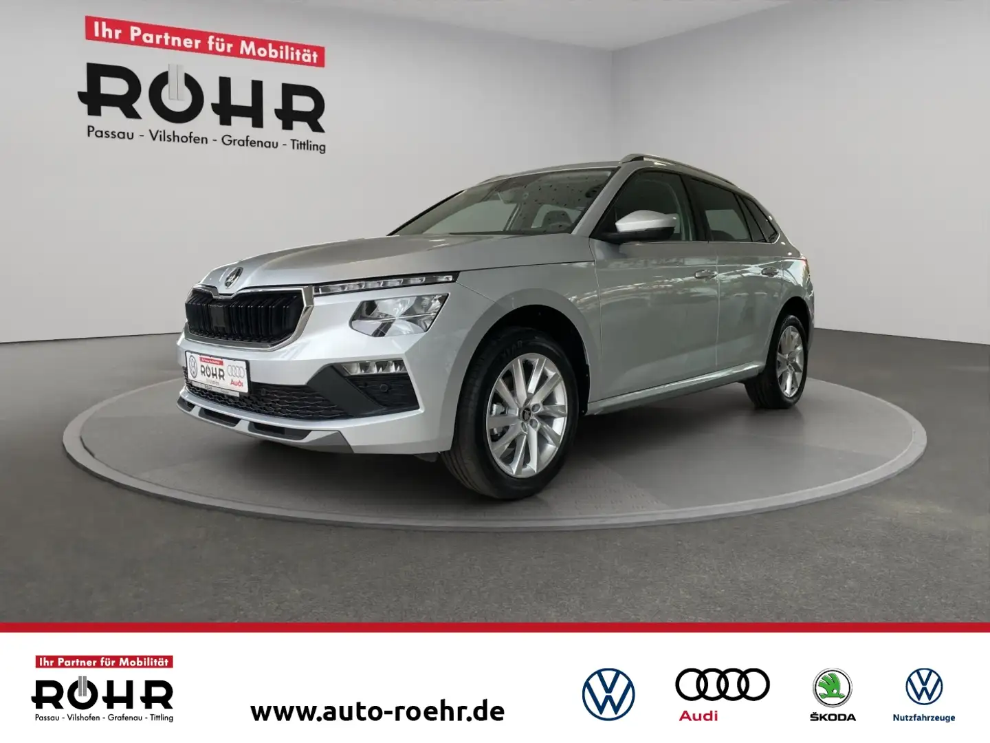 Skoda Kamiq 130 Jahre Premium (AHK.DAB.PDC.GRA.SHZ.Virtual Coc Argent - 1